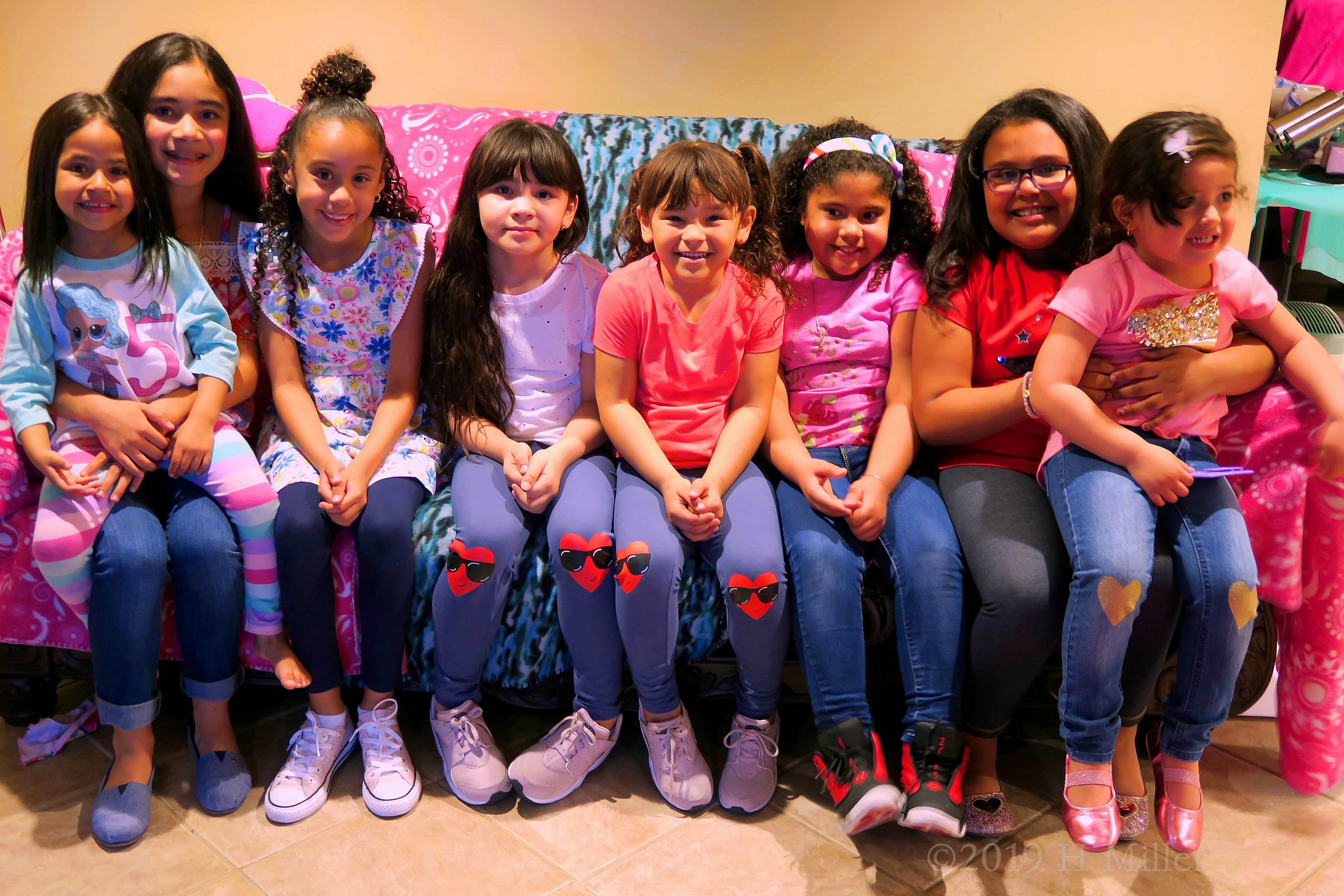 Party Guests With Big Smiles At The Kids Spa Party 4 Party Guests With Big Smiles At The Kids Spa Party 4