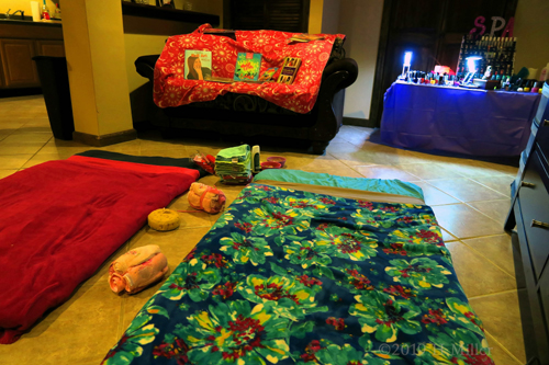 Colorful Spa Party For Girls Decor Arrangement Colorful Spa Party For Girls Decor Arrangement