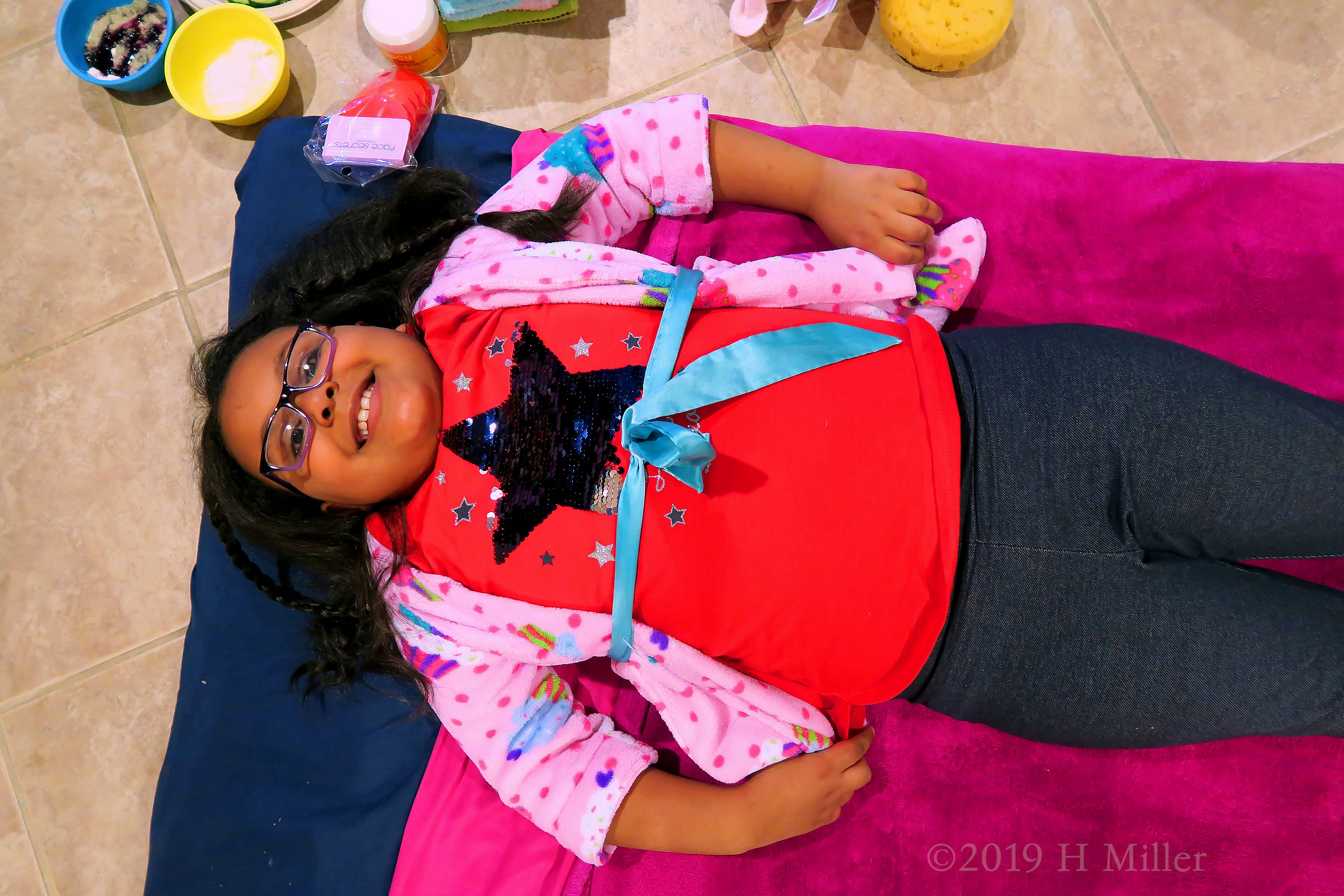 A Party Guest Ready For Her Kids Facial! 4 A Party Guest Ready For Her Kids Facial! 4