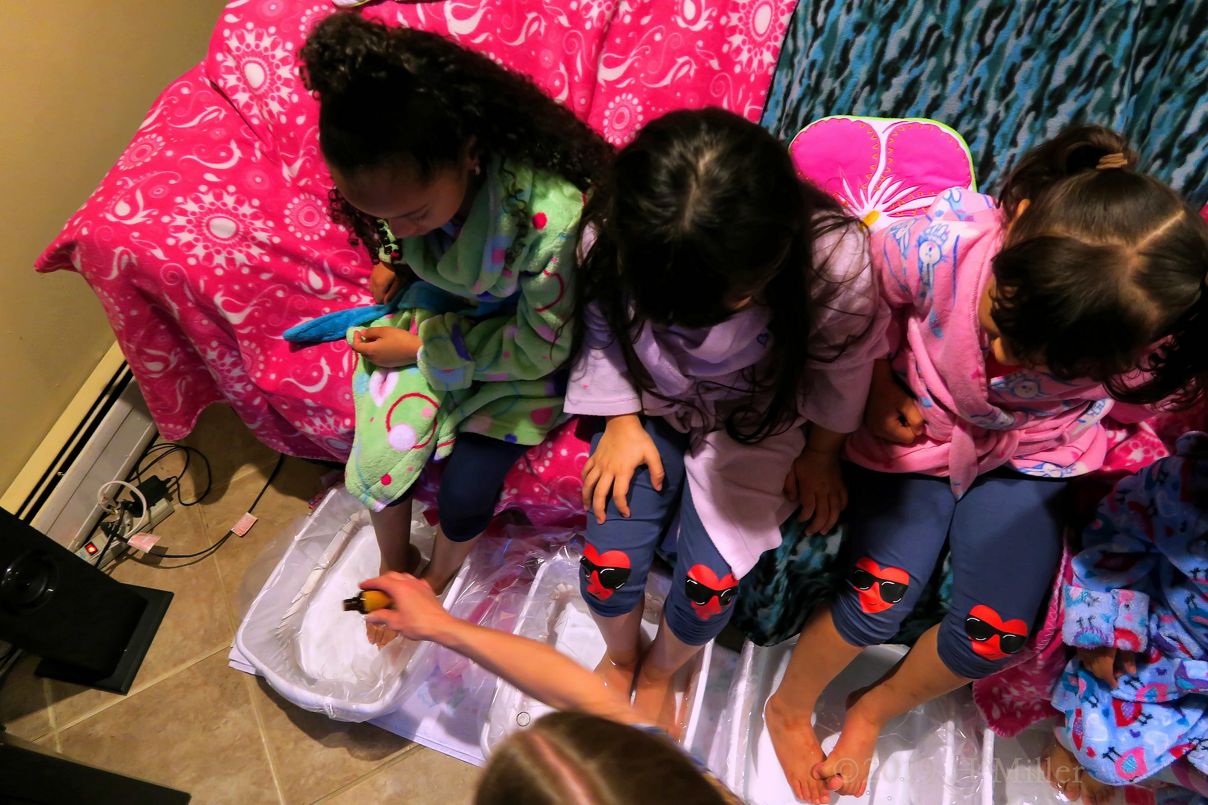 All Party Guests Excited For The Pedicure For Girls! All Party Guests Excited For The Pedicure For Girls!