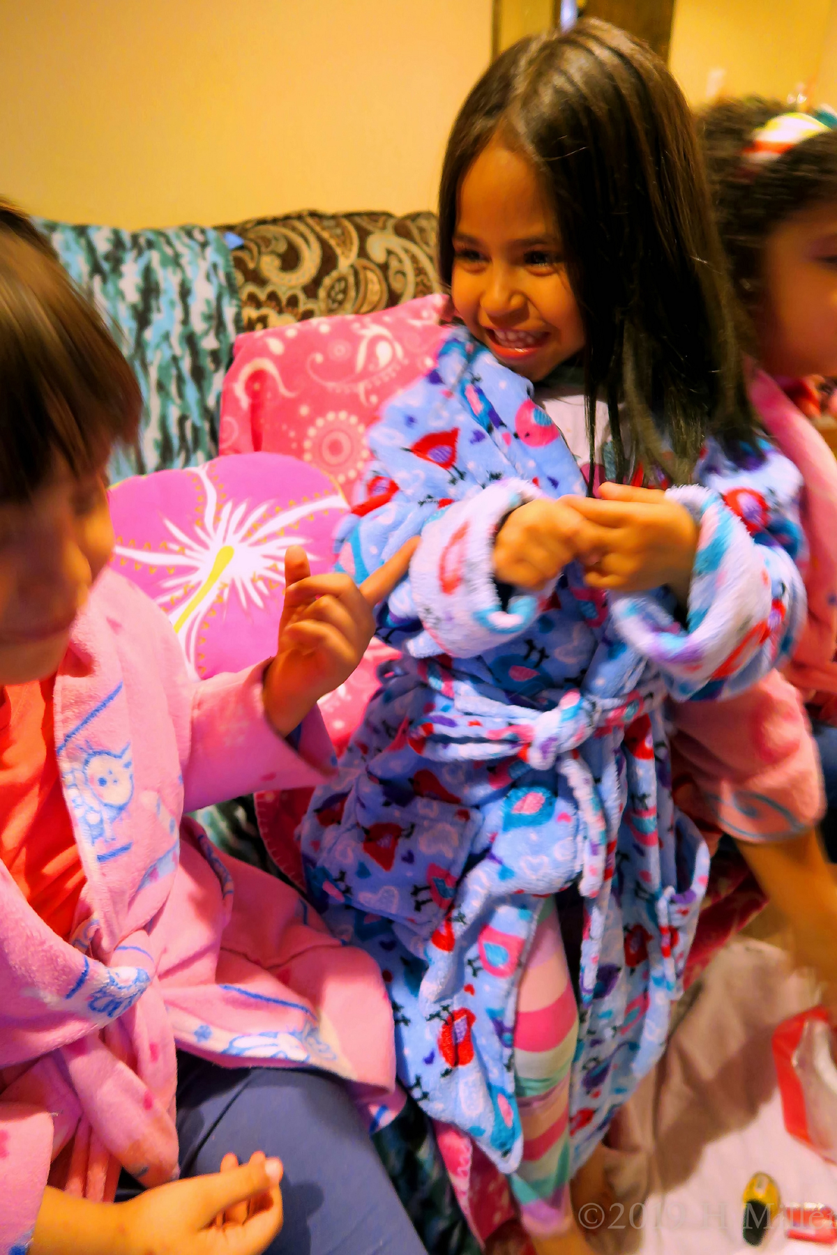 Birthday Girl Ready For Kids Manicures At Her Birthday Party! Birthday Girl Ready For Kids Manicures At Her Birthday Party!