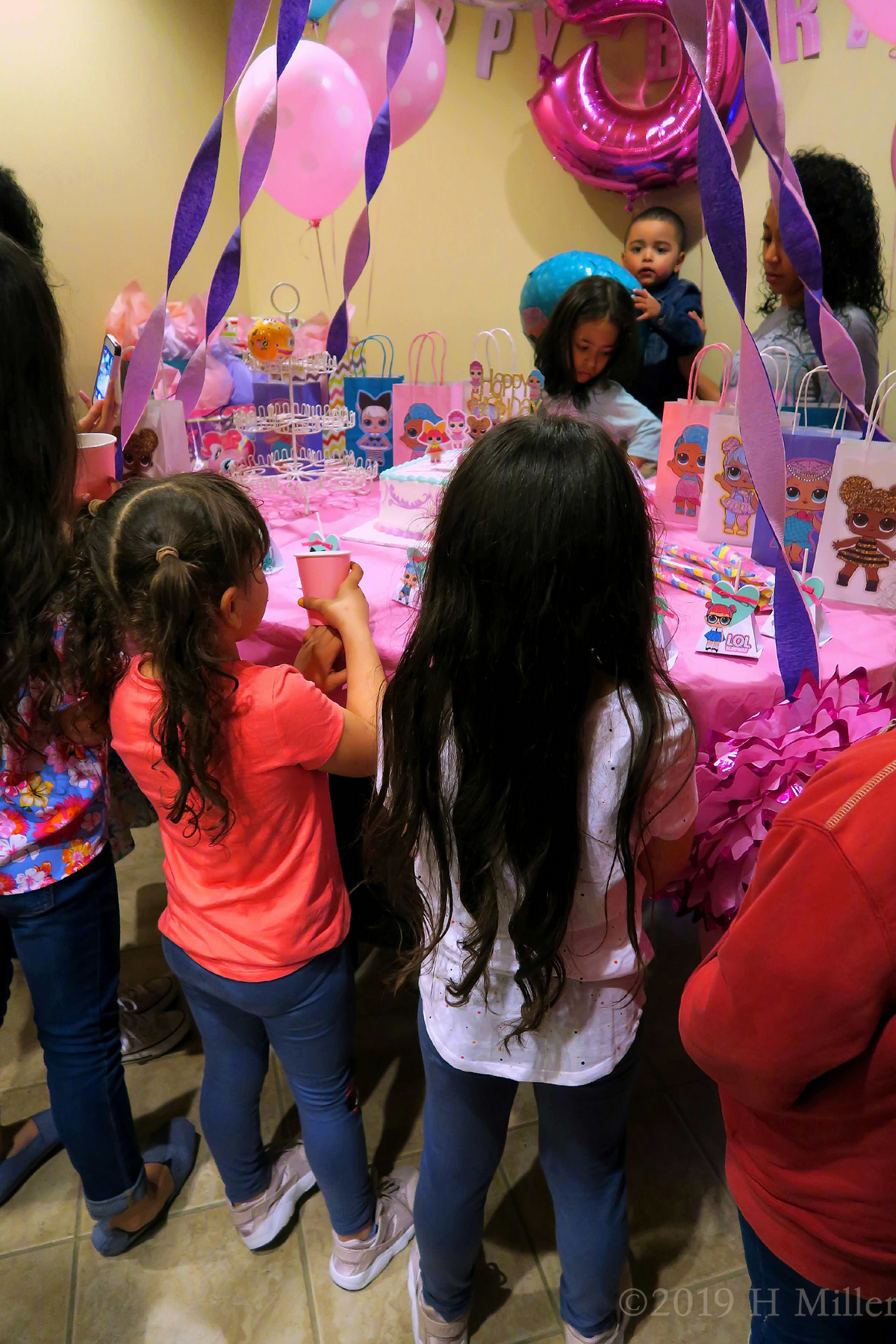 Birthday Girl Seeing Her Beautiful Birthday Presents Birthday Girl Seeing Her Beautiful Birthday Presents