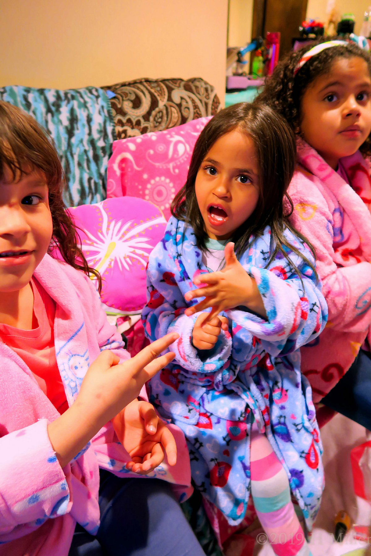 Excited Party Guests At The Spa Themed Birthday Party Excited Party Guests At The Spa Themed Birthday Party