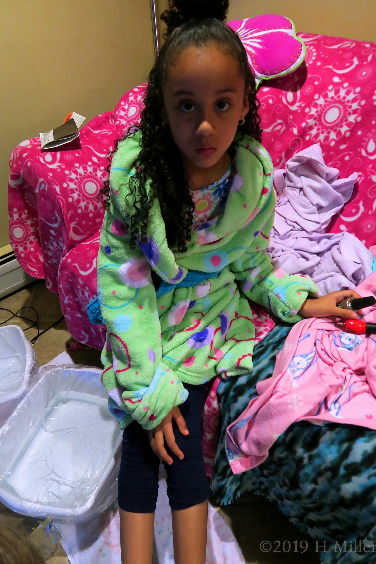 Party Guest Posing For The Camera While Having Pedicure For Girls! Party Guest Posing For The Camera While Having Pedicure For Girls!