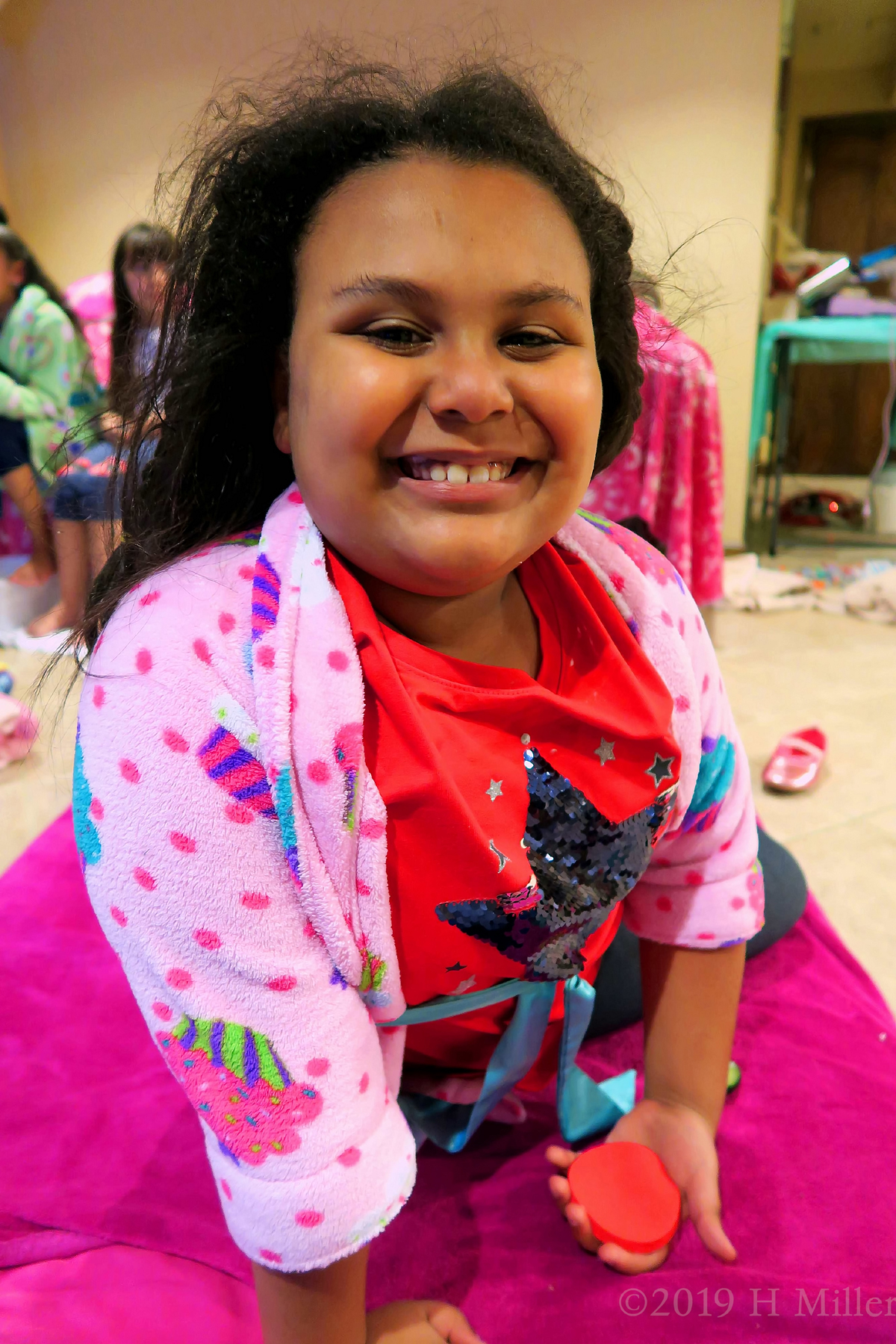 Party Guest Smiling For The Picture At The Spa Party Party Guest Smiling For The Picture At The Spa Party