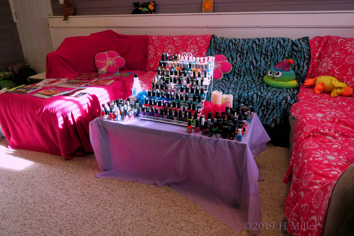 Girls Spa Party Setup And Ready To Go! 