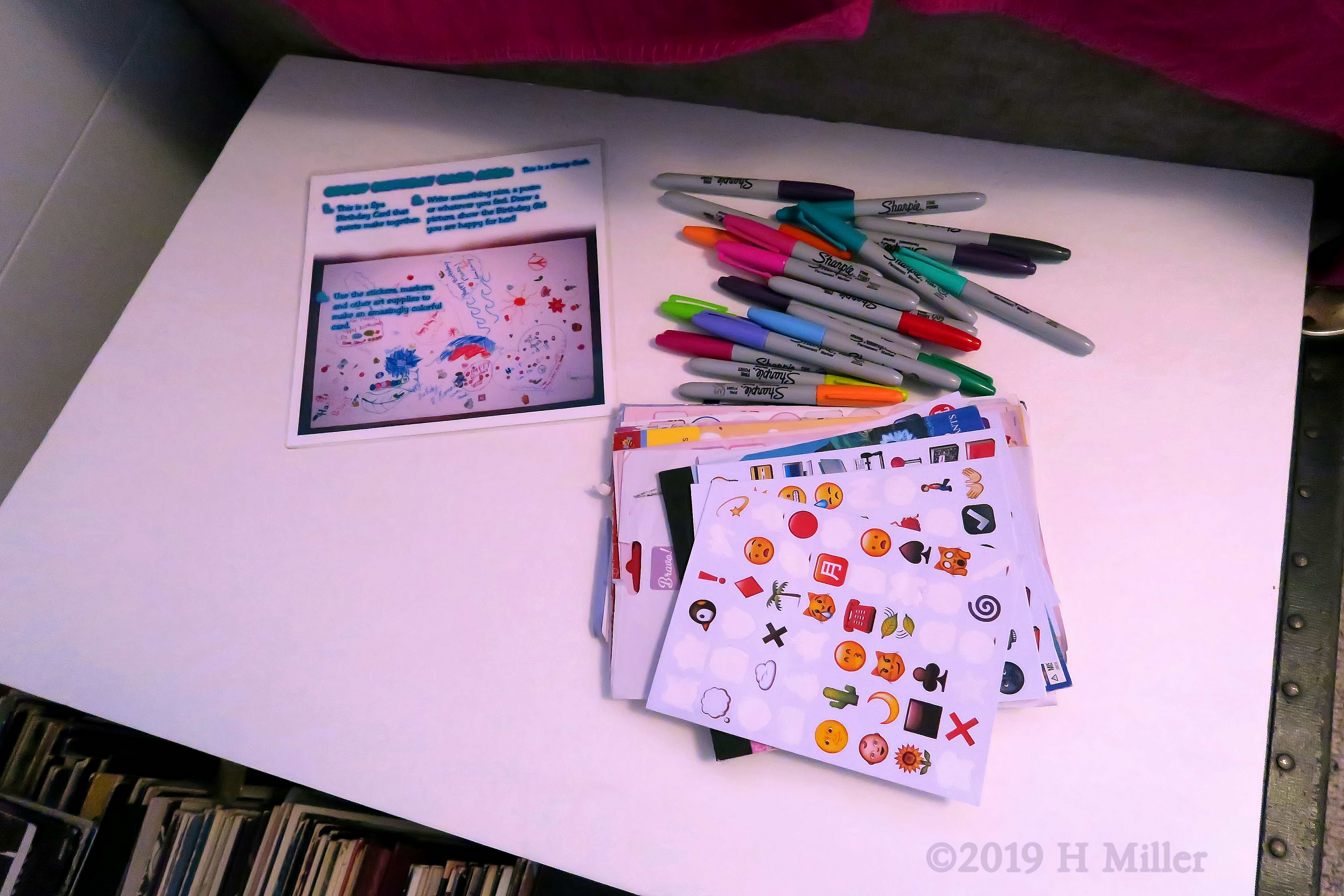 Blank Spa Birthday Card That Will Be Decorated Throughout The Spa Party Blank Spa Birthday Card That Will Be Decorated Throughout The Spa Party