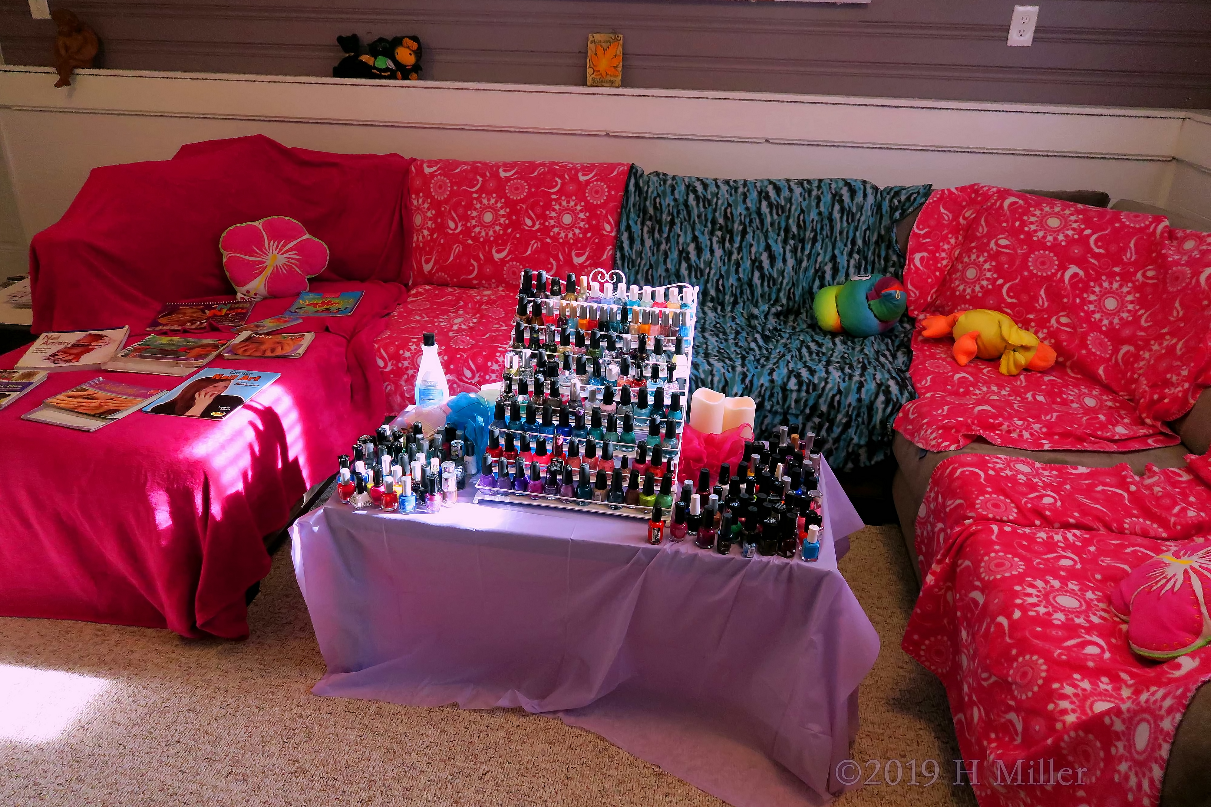 Close Up Of Nail Design Station 