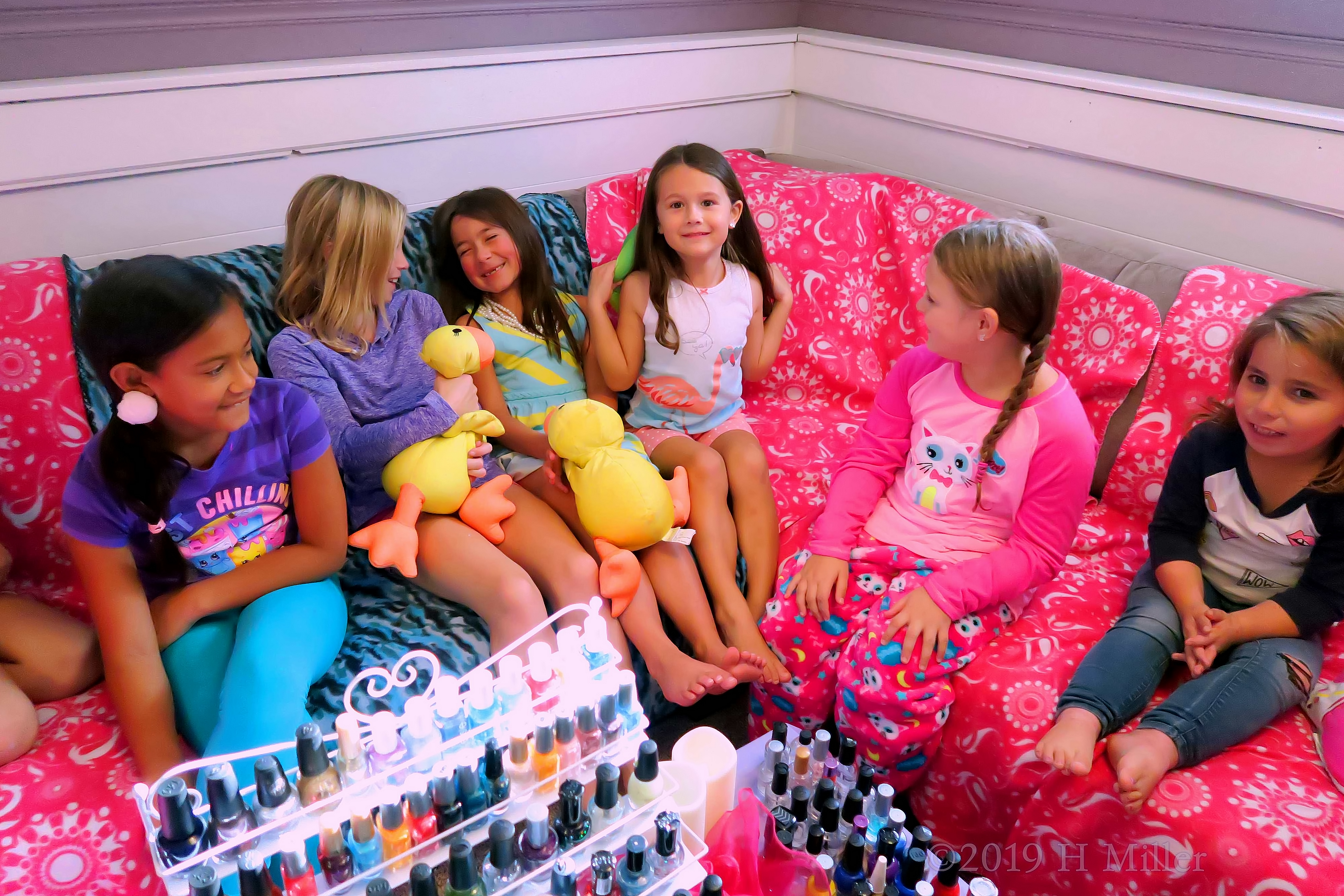 Keira Sharing A Laugh With Her Party Guests Keira Sharing A Laugh With Her Party Guests