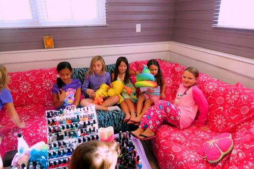 Birthday Girl Cozying Up With Friends Birthday Girl Cozying Up With Friends