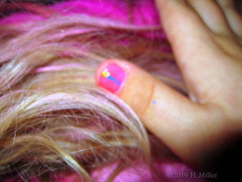 Little Candle Just Chillin' On A Nail! Cool Nail Art For Kids Little Candle Just Chillin' On A Nail! Cool Nail Art For Kids