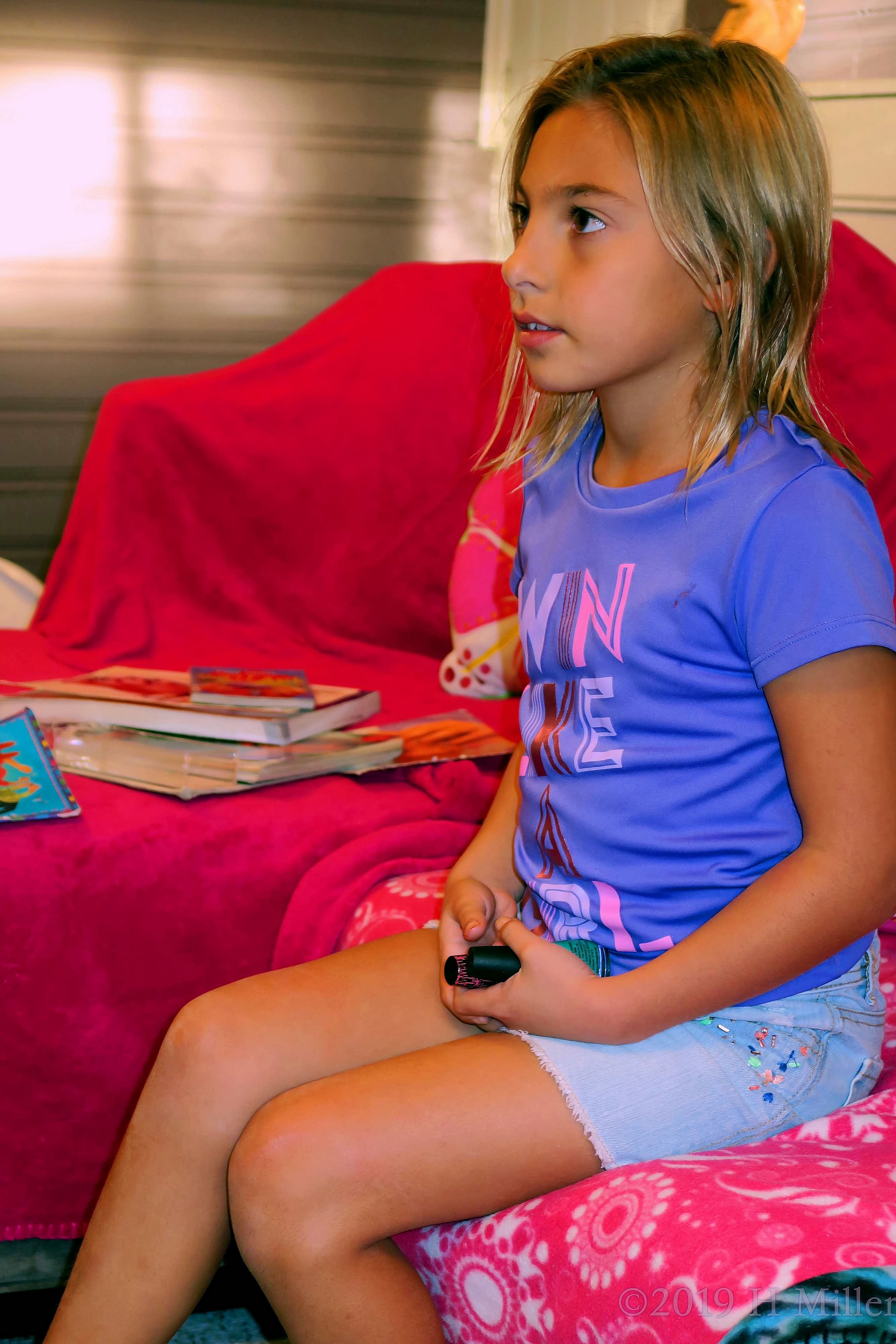 Has Her Pedicure Colors And Ready To Go Has Her Pedicure Colors And Ready To Go