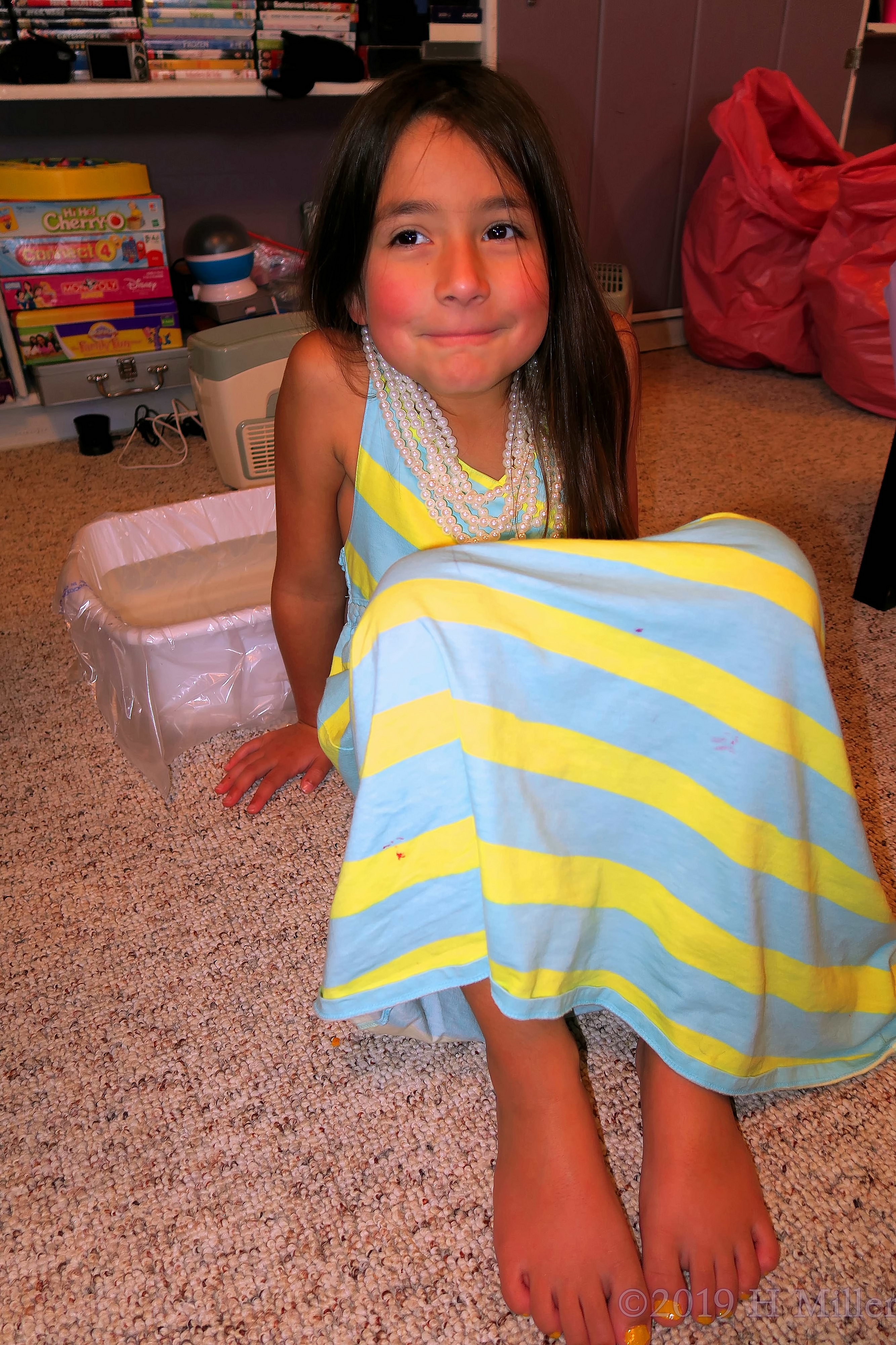 Keira Relaxed And Chilled Out After Kids Pedicures! Keira Relaxed And Chilled Out After Kids Pedicures!