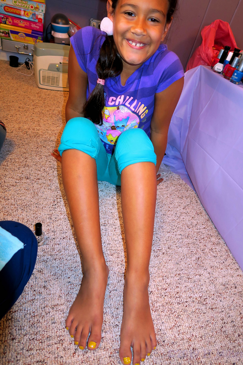 Another Happy Camper Loving Her Kids Pedicure!! Another Happy Camper Loving Her Kids Pedicure!!