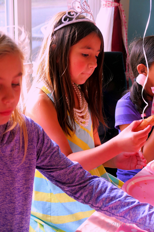 Keira Enjoying Her Pizza Keira Enjoying Her Pizza