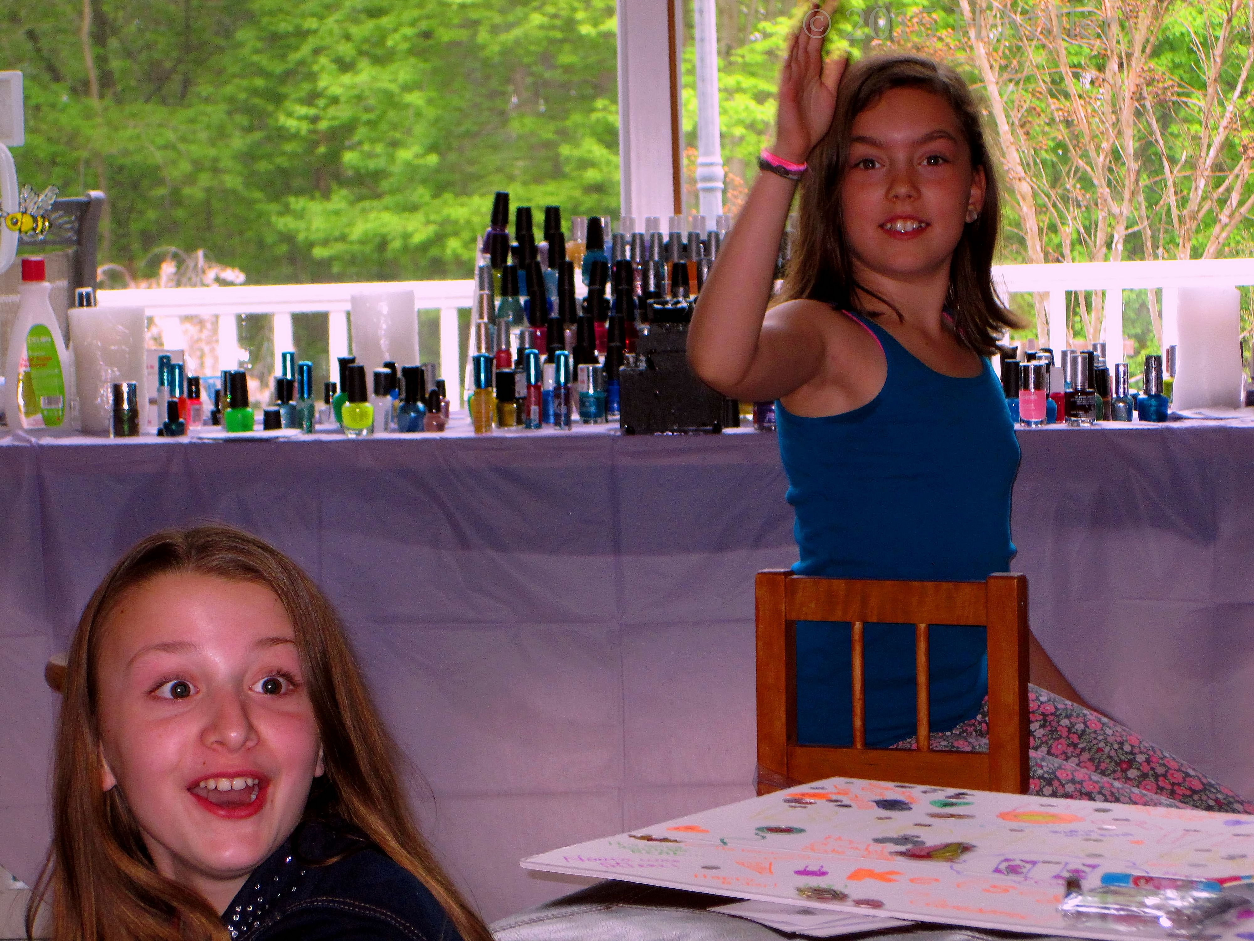 Definitely Having A Great Time At Kelsey's Spa Birthday Party!!! Definitely Having A Great Time At Kelsey's Spa Birthday Party!!!