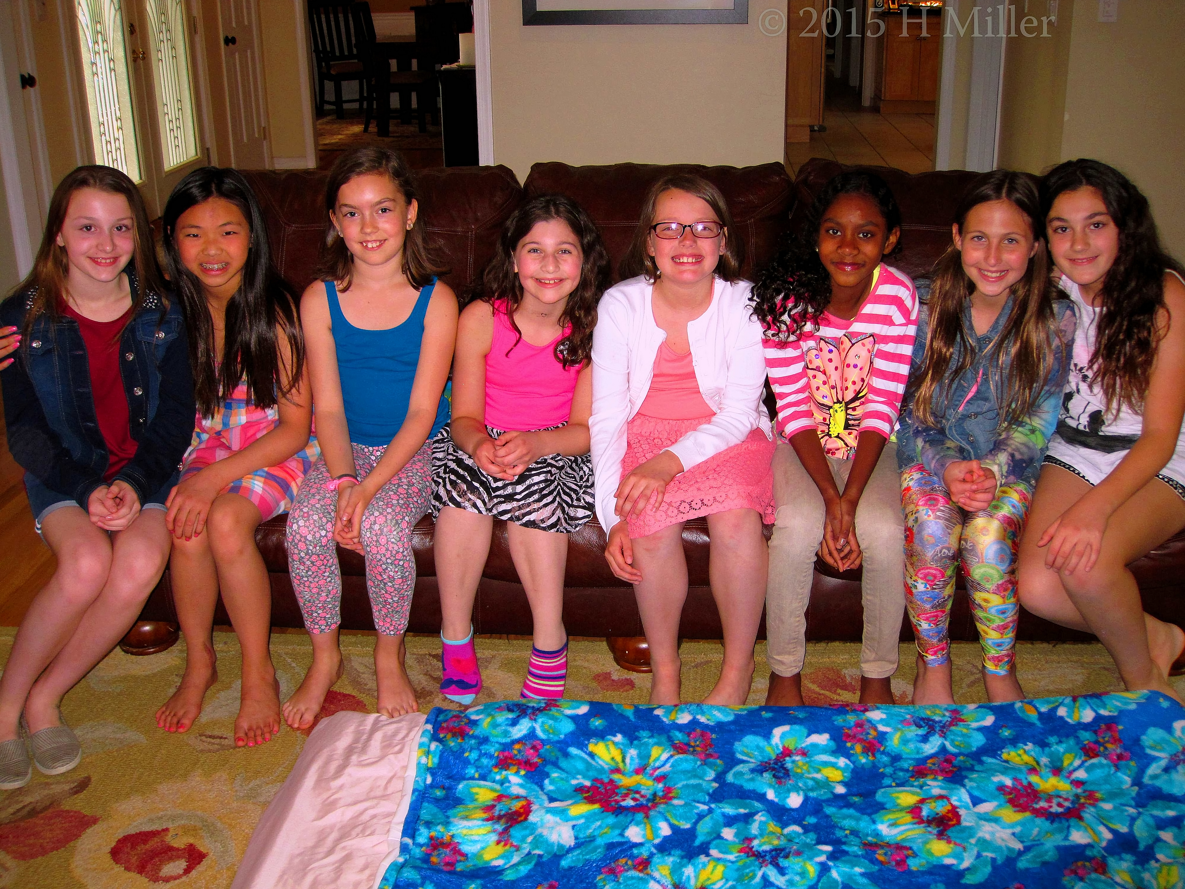 Kelsey And Friends Ready To Start The Activities. Kelsey And Friends Ready To Start The Activities.