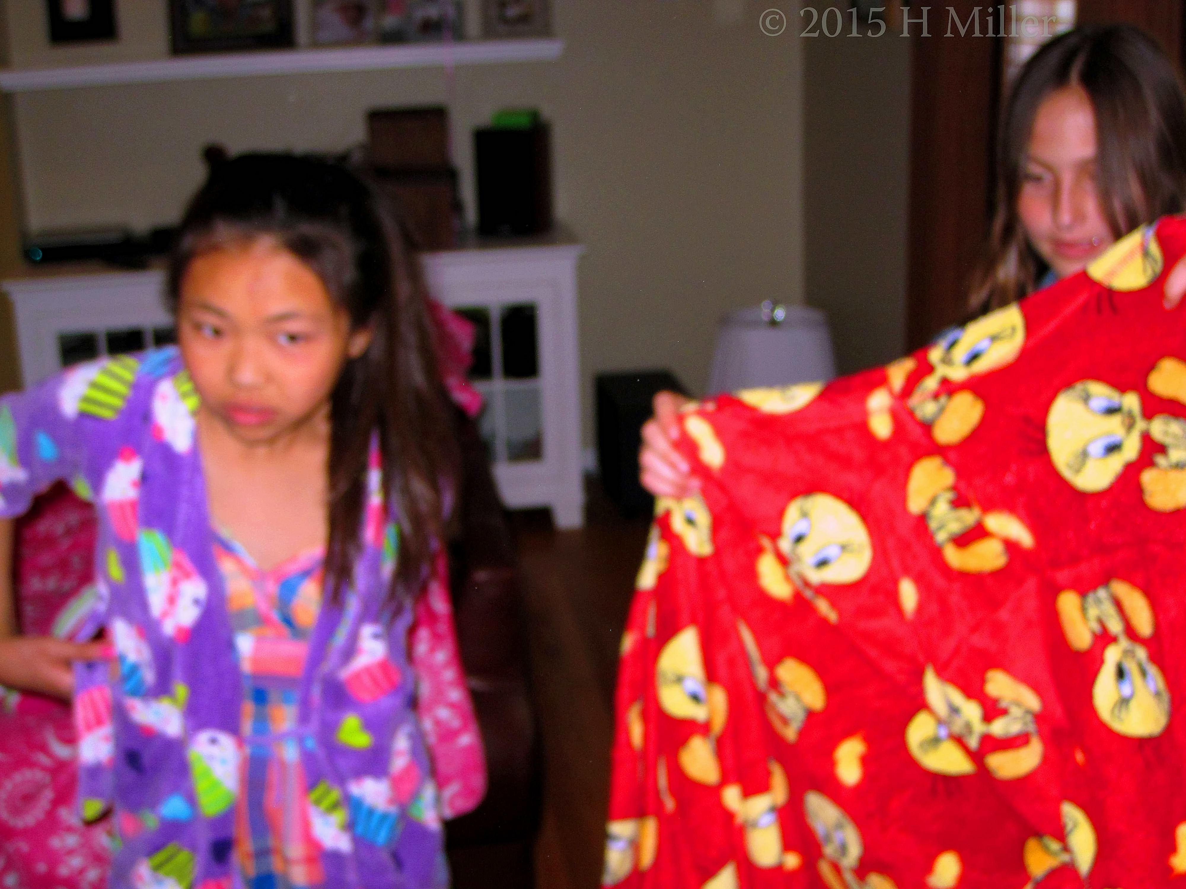 Putting On The Colorful Spa Party Robes. Putting On The Colorful Spa Party Robes.