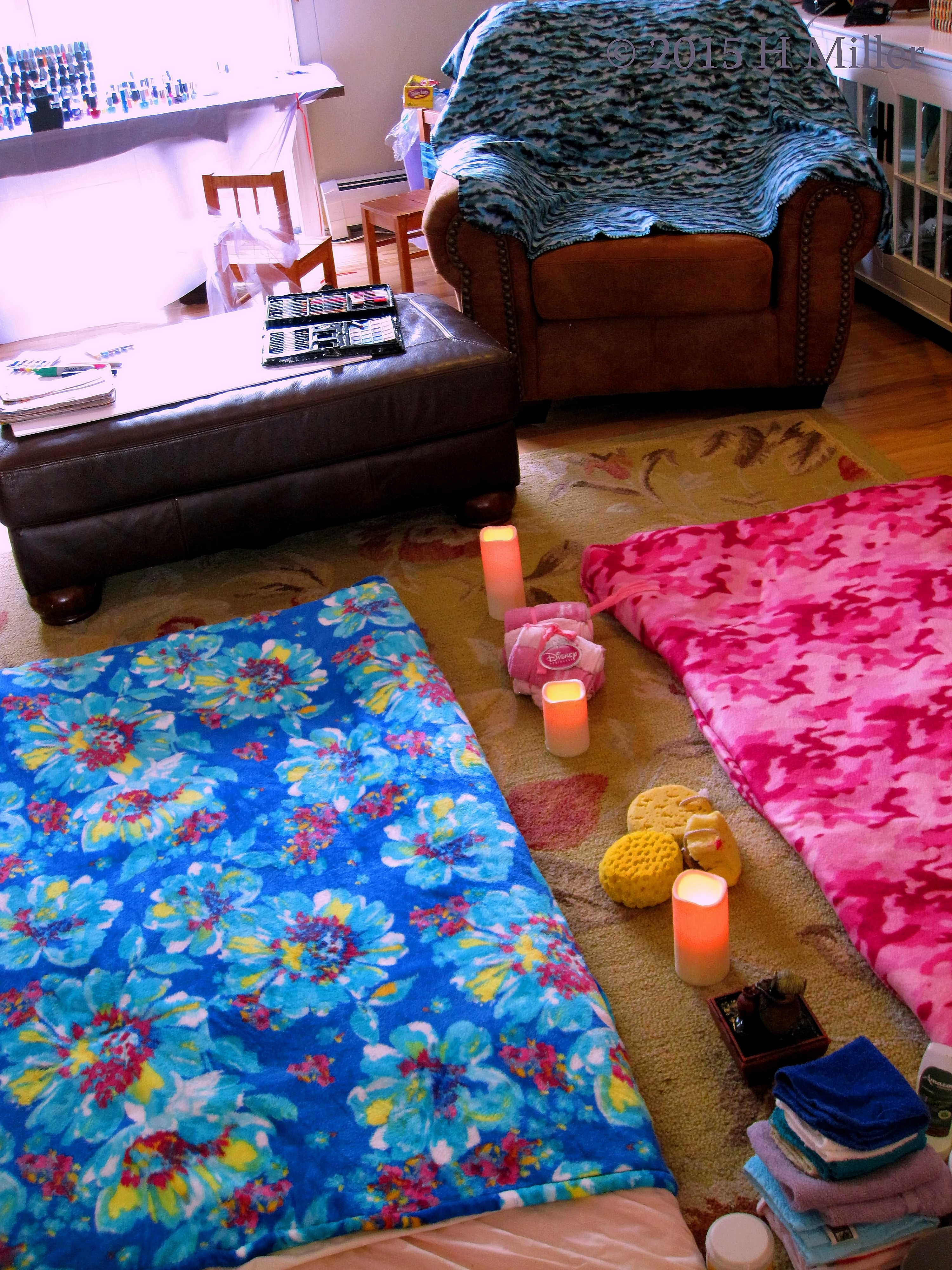 The Home Spa Party Setup Looks So Peaceful And Calm. 