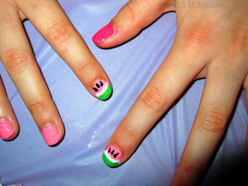 Watermelon Nail Art!