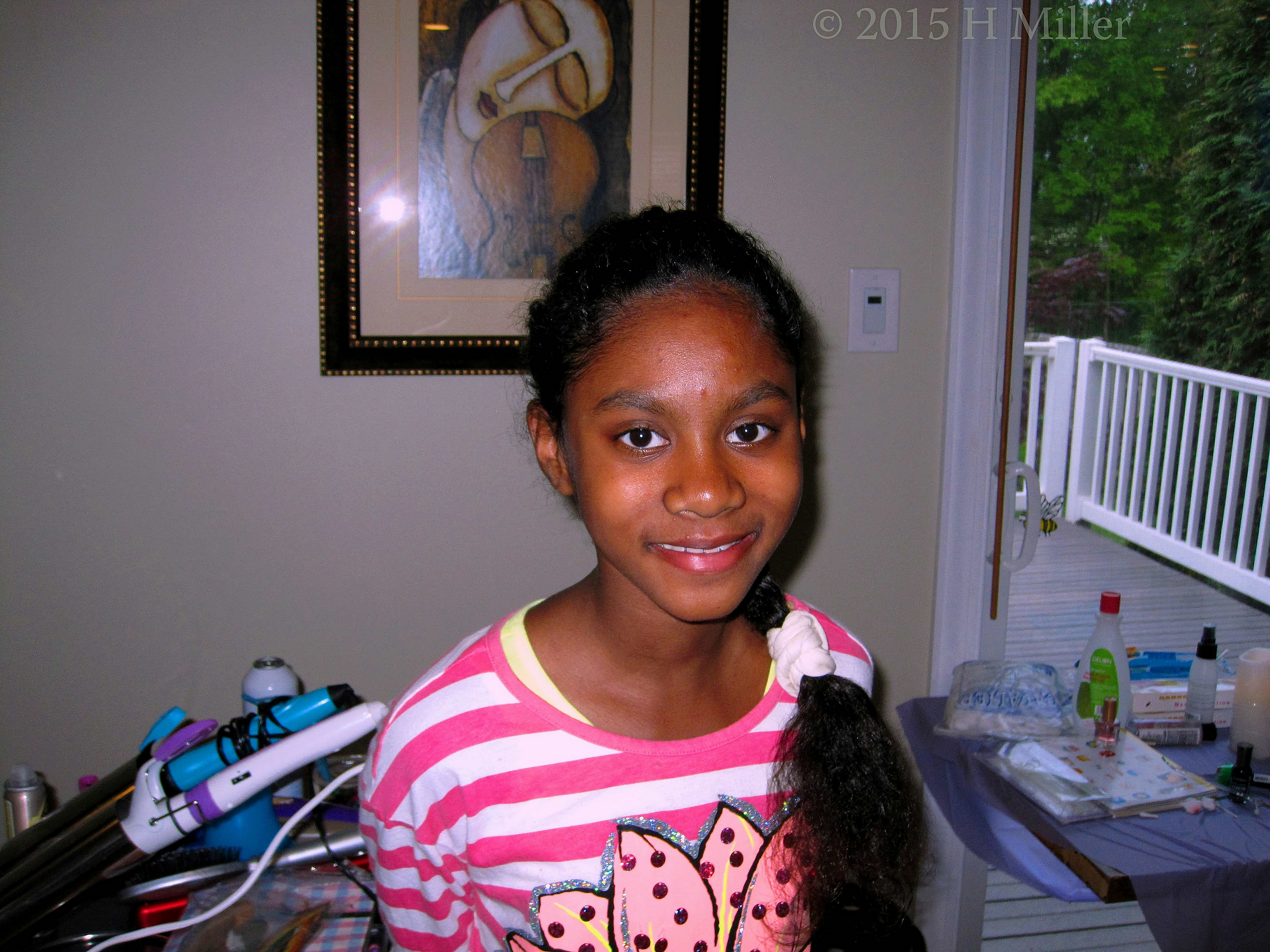 French Braid Style Front View. French Braid Style Front View.