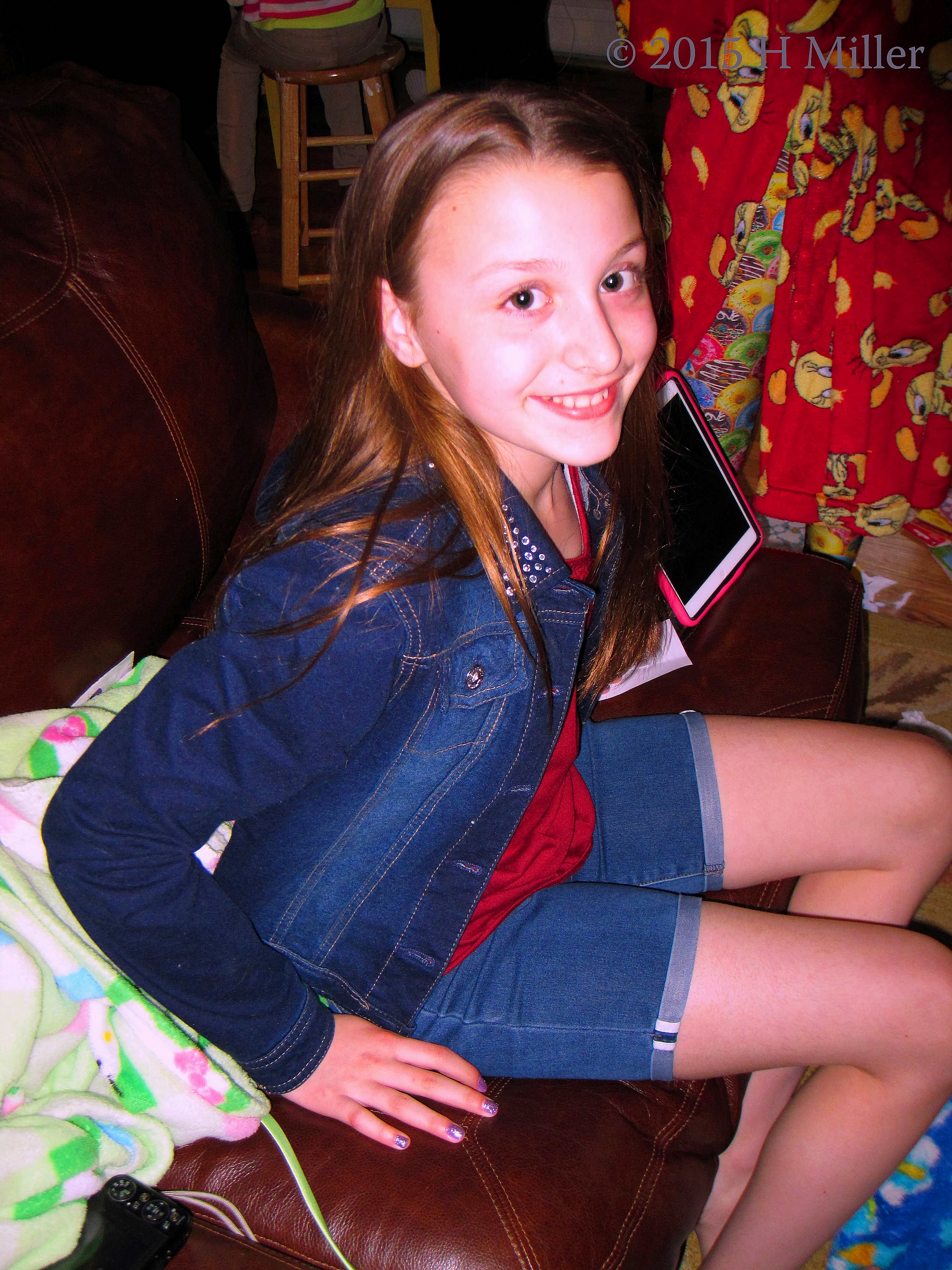 Hanging Out At Kelsey's Party. Hanging Out At Kelsey's Party.