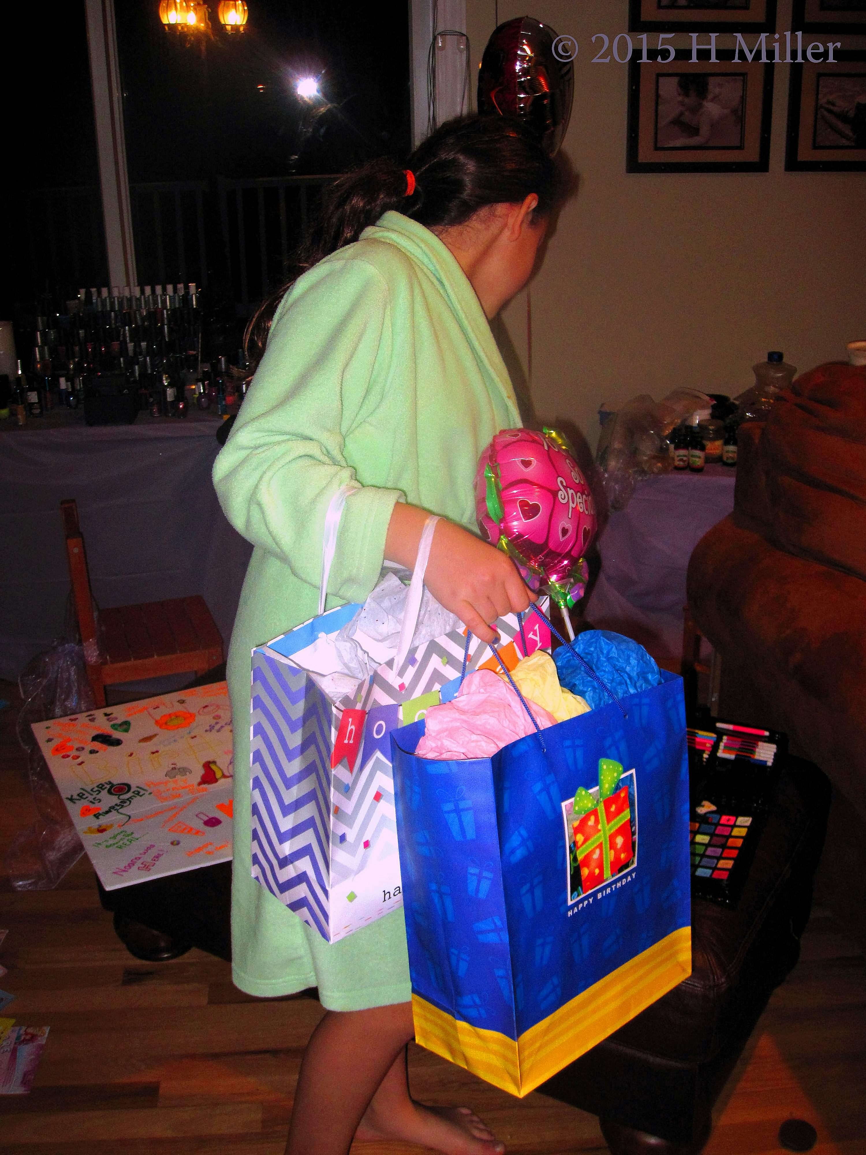Opening Gifts Time. 