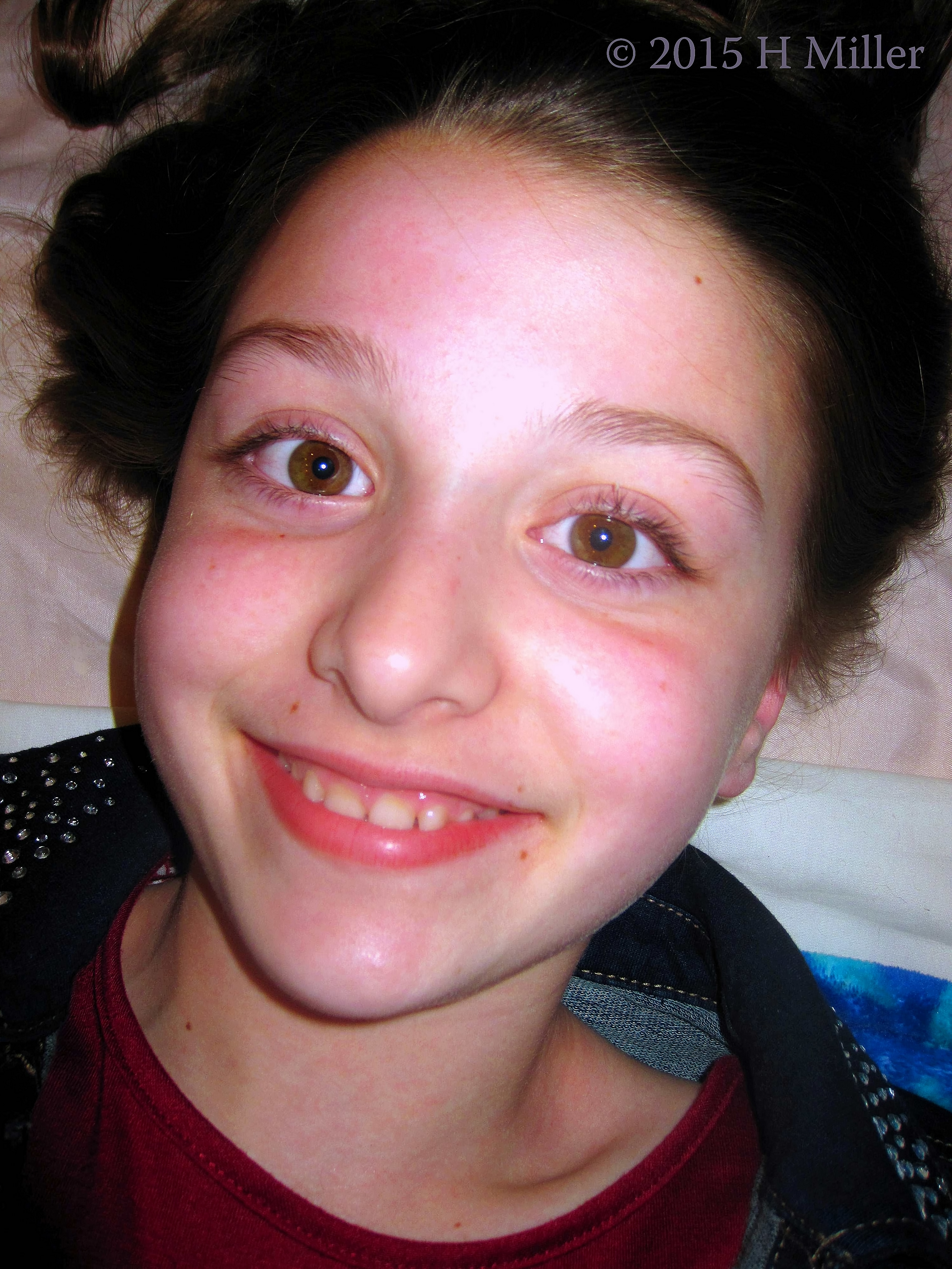 Pre Facial, Close Up Of A Happy Smile. Pre Facial, Close Up Of A Happy Smile.