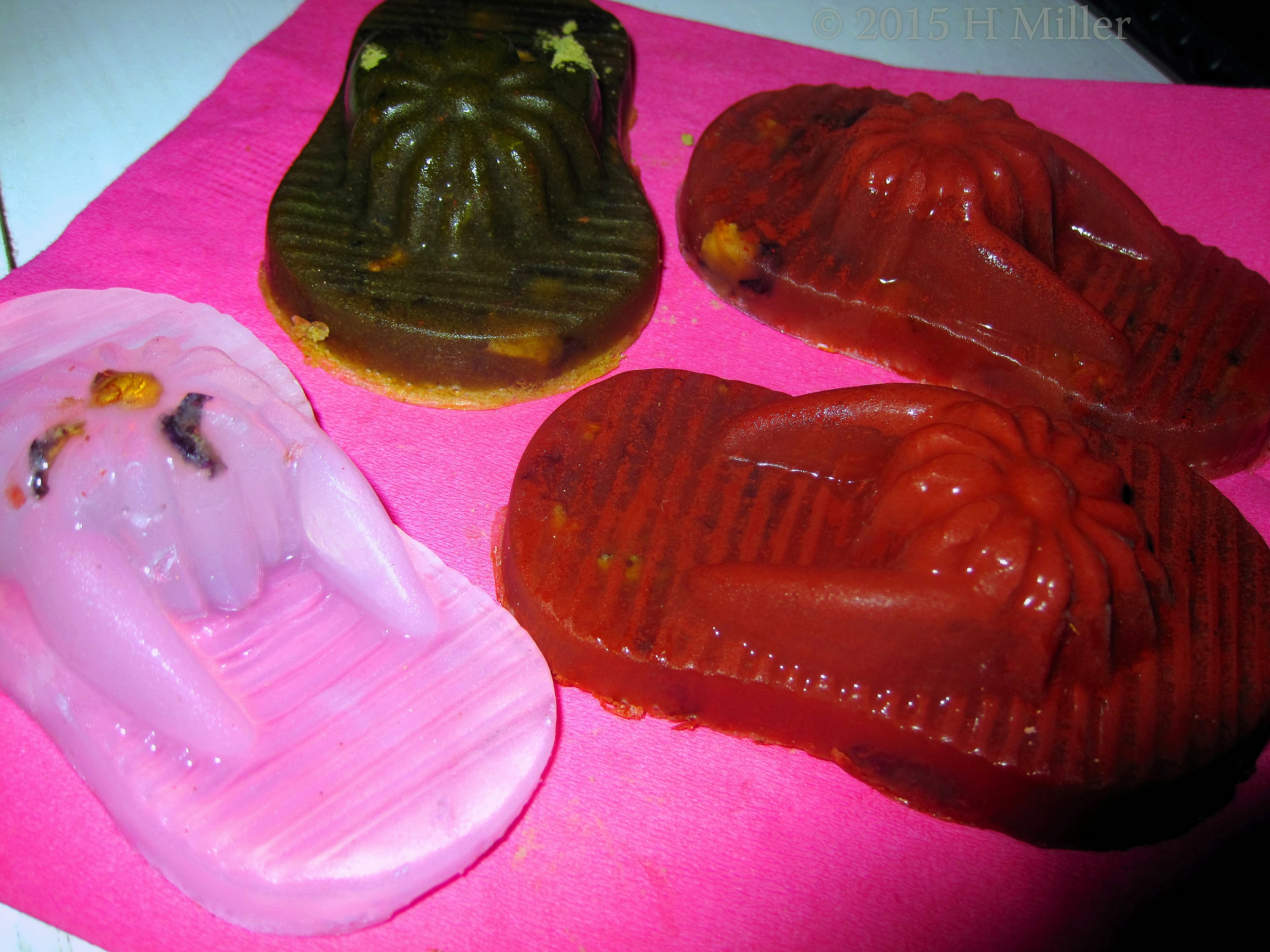 Soapmaking Craft At The Kids Spa Party. Soapmaking Craft At The Kids Spa Party.