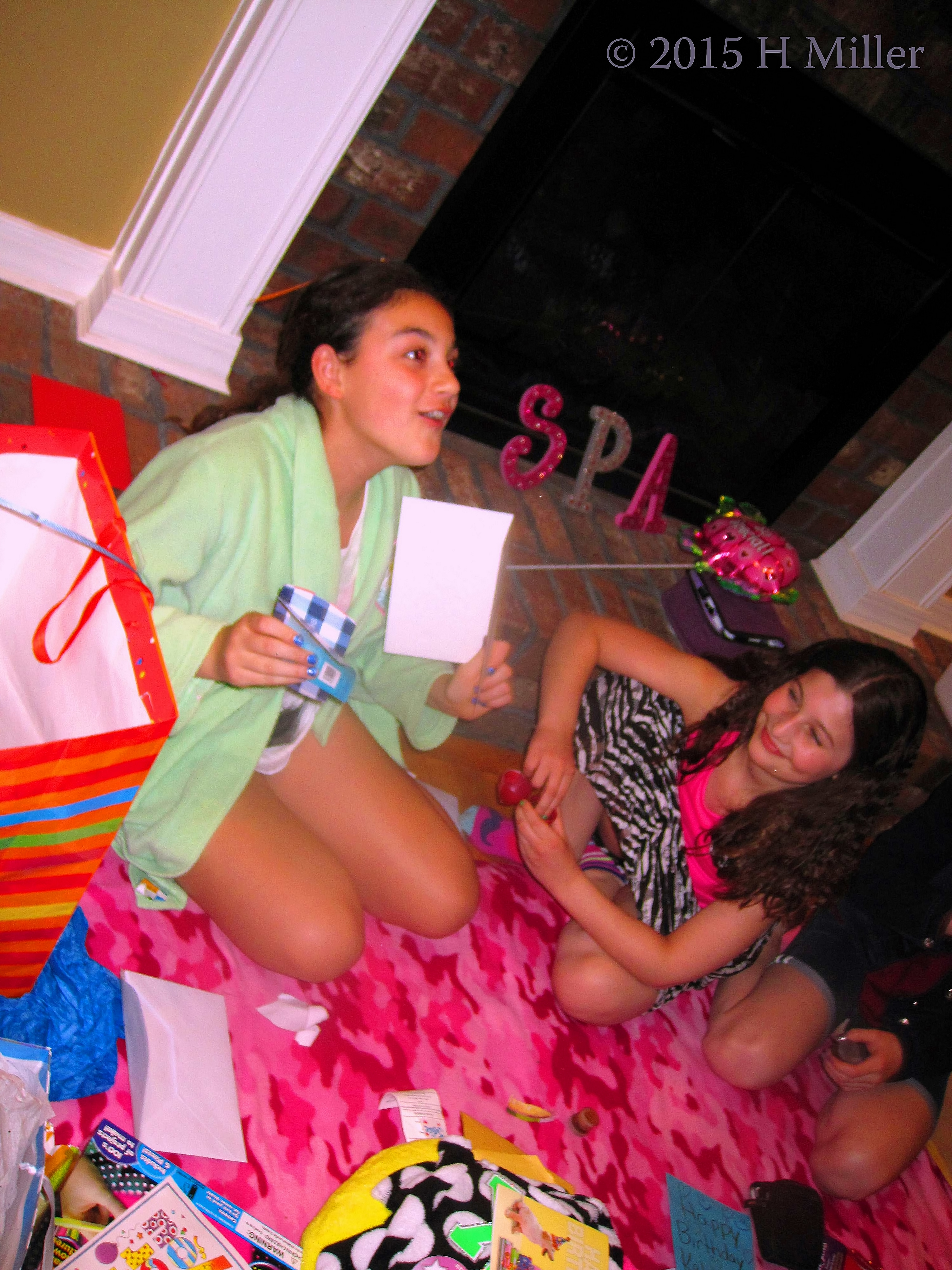 The Birthday Girl Feeling Very Appreciative And Thankful. The Birthday Girl Feeling Very Appreciative And Thankful.