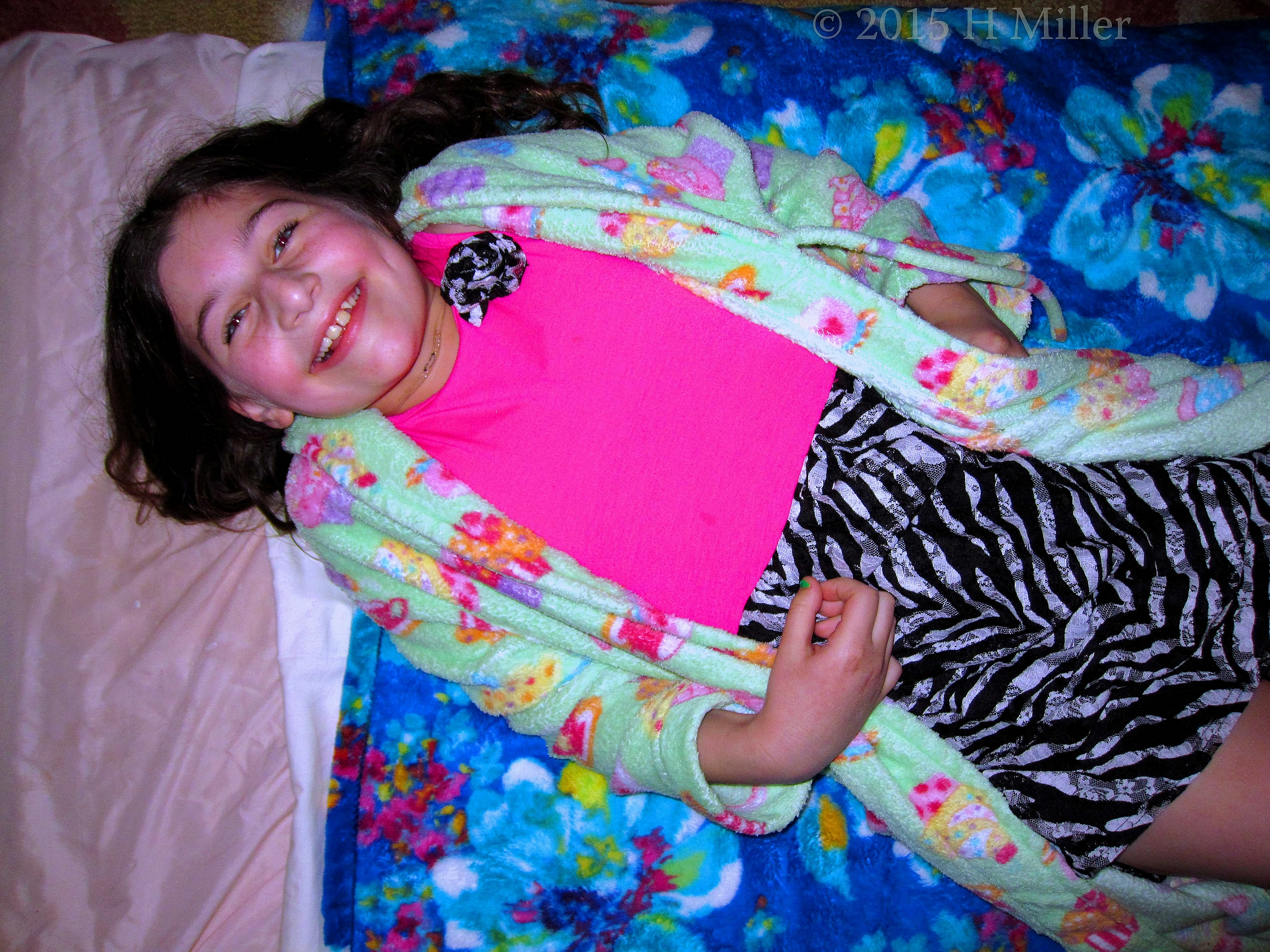 Waiting To Begin The Spa Party Facial. Waiting To Begin The Spa Party Facial.