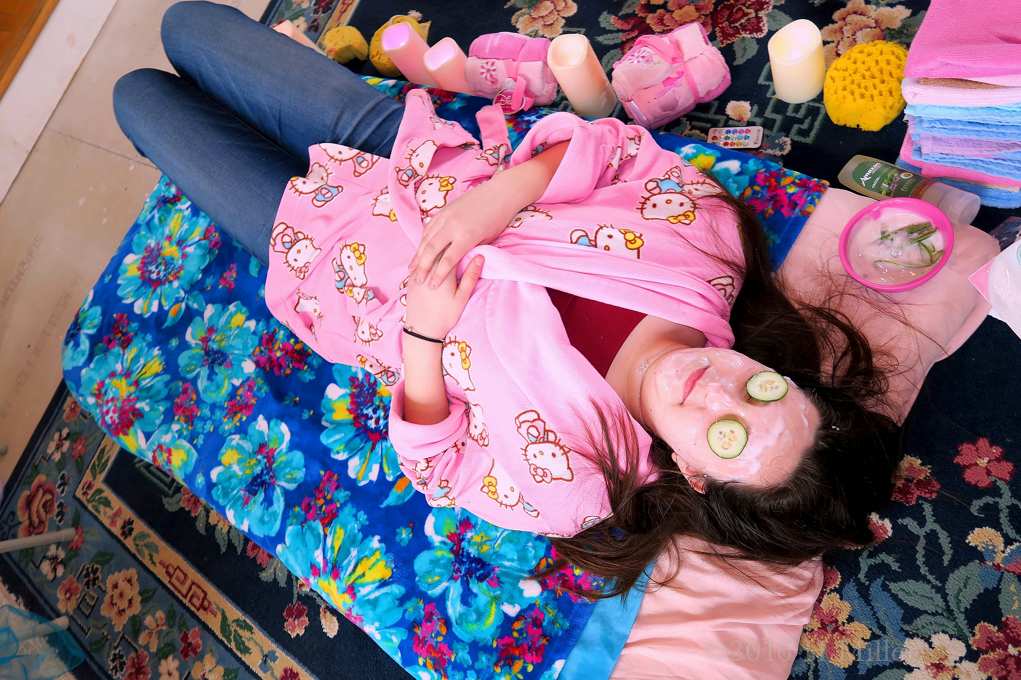 Refreshing Her Skin With A Homemade Yogurt Kids Facial Refreshing Her Skin With A Homemade Yogurt Kids Facial