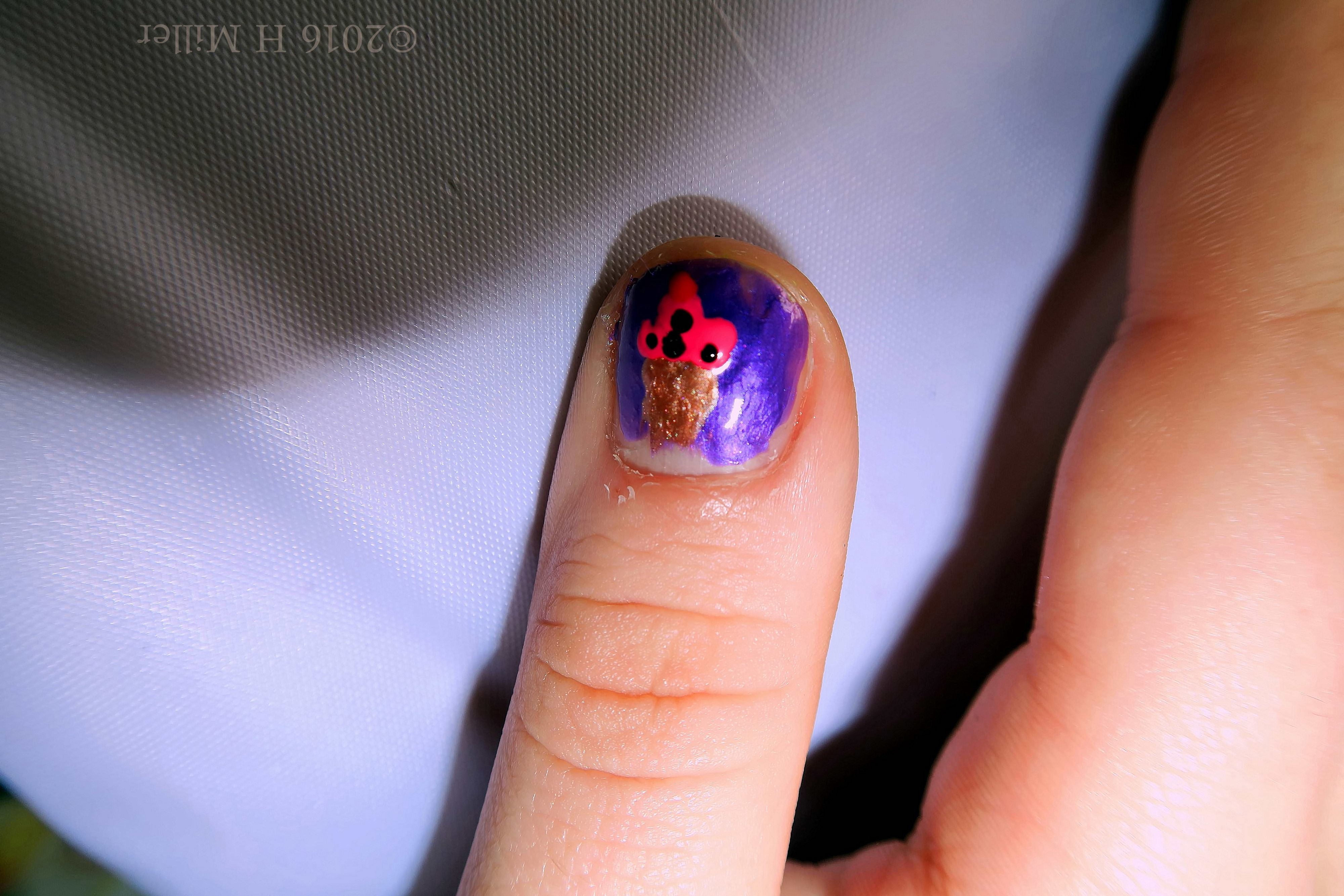 What An Adorable Cupcake Kids Nail Design! What An Adorable Cupcake Kids Nail Design!