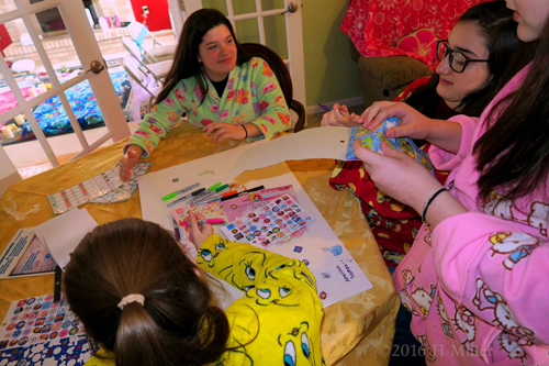 Cool Stickers For The Kids Spa Birthday Card Cool Stickers For The Kids Spa Birthday Card