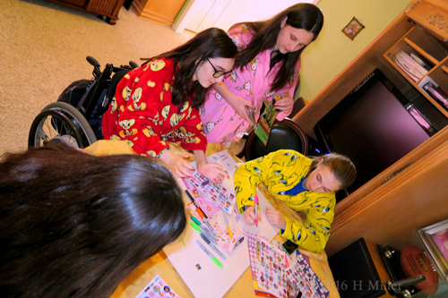 Having Fun With Sharpies And Stickers At The Spa Birthday Card Having Fun With Sharpies And Stickers At The Spa Birthday Card