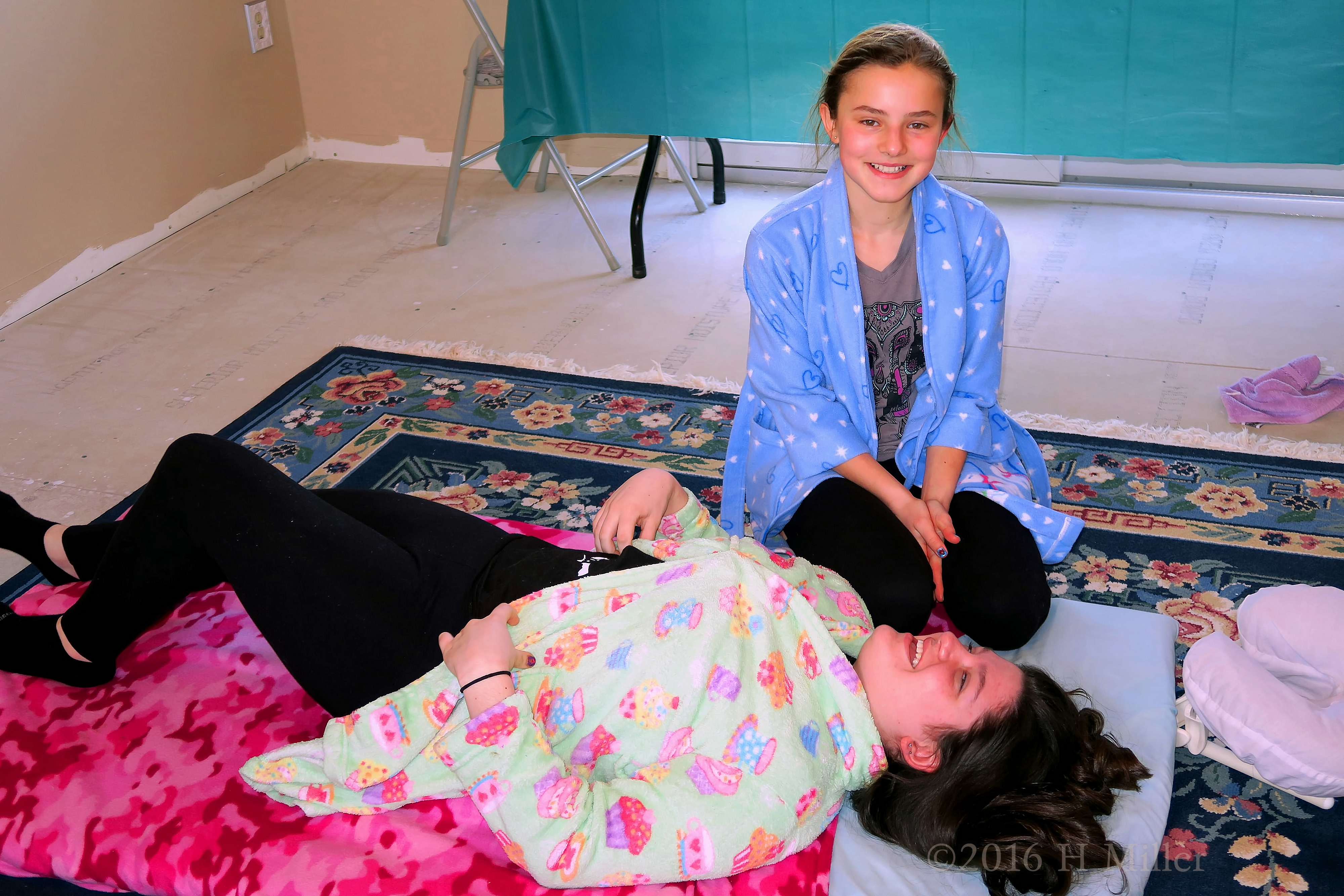 Playing Around In The Kids Massage Area Playing Around In The Kids Massage Area