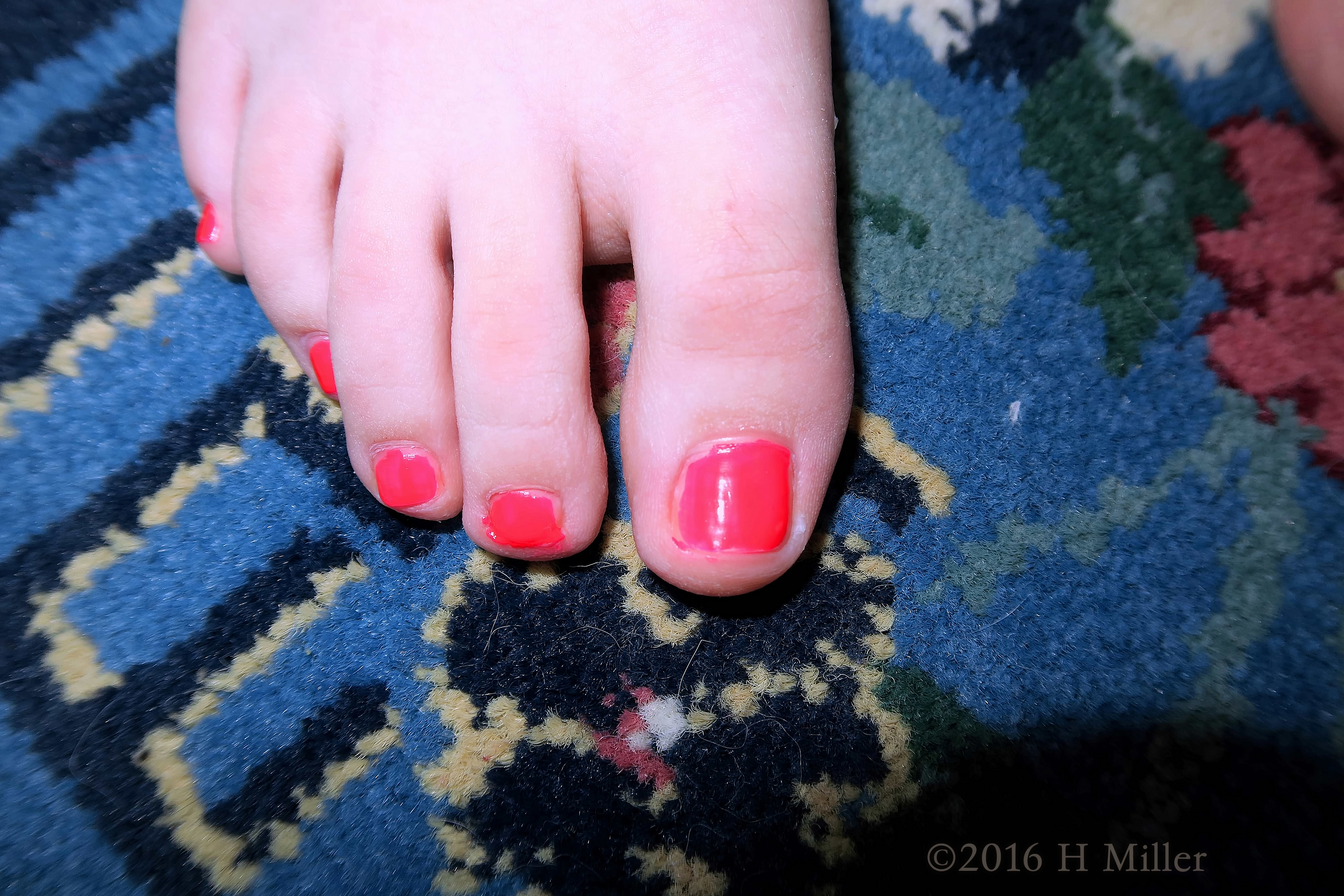Pretty Pink Kids Pedicure! Pretty Pink Kids Pedicure!