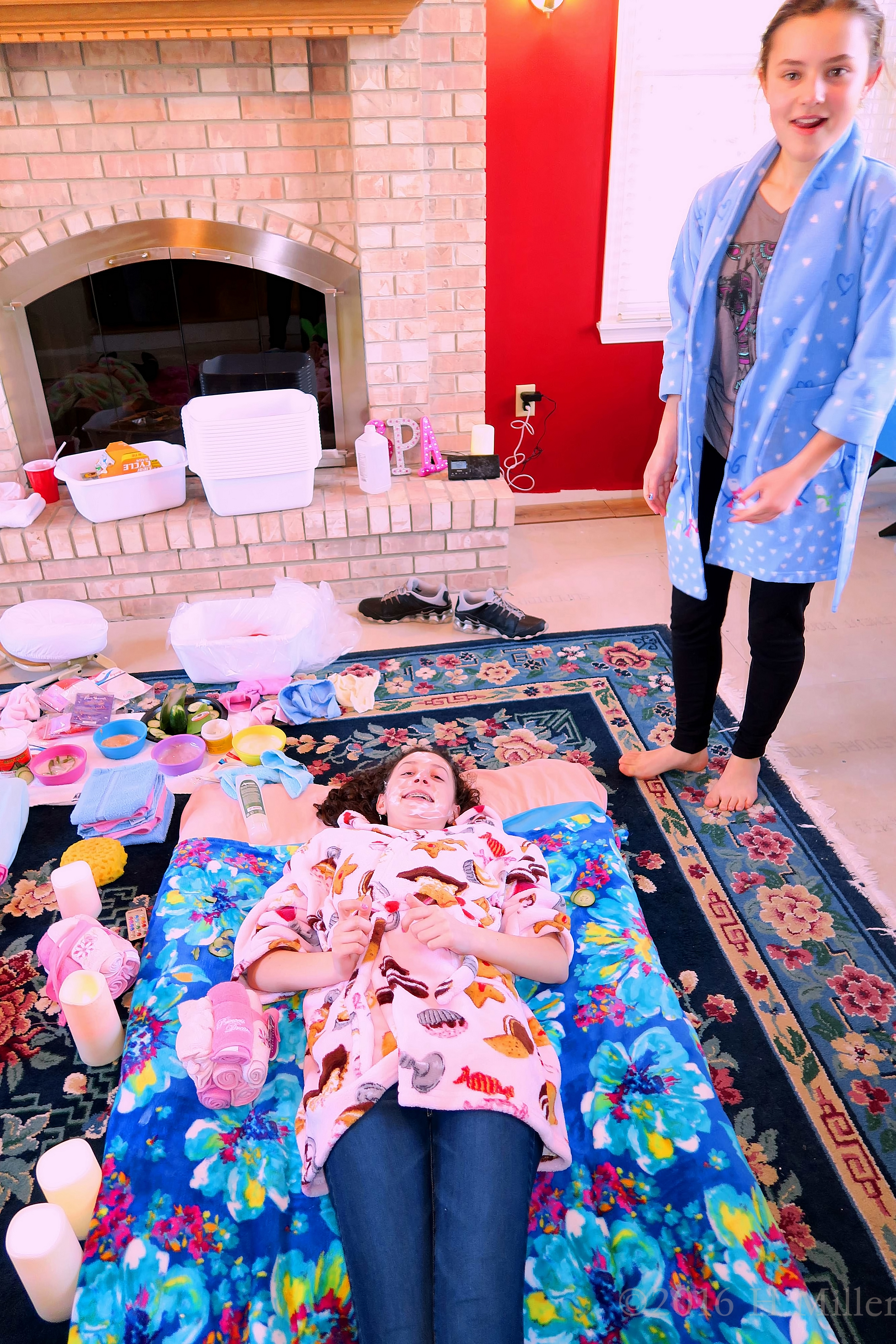 She's Ready For Her Kids Facial, Too! She's Ready For Her Kids Facial, Too!