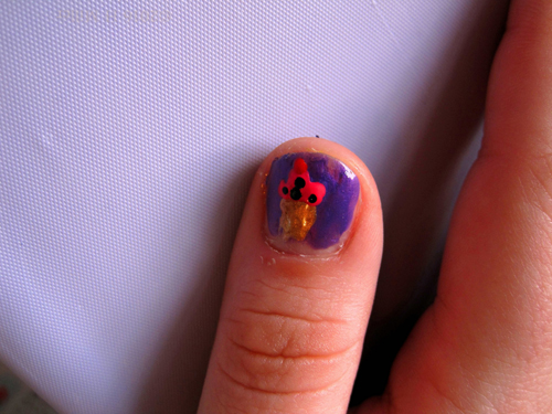 Dessert Anytime! Kids Nail Art Cupcake Design. Dessert Anytime! Kids Nail Art Cupcake Design.