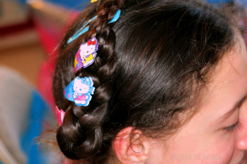 Hello Kitty Clips In Kimmy's Braided Headband Hello Kitty Clips In Kimmy's Braided Headband
