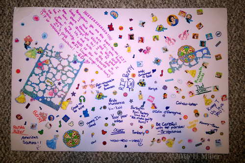 Kimmy's Spa Party Birthday Card Signed By Her Friends! Kimmy's Spa Party Birthday Card Signed By Her Friends!