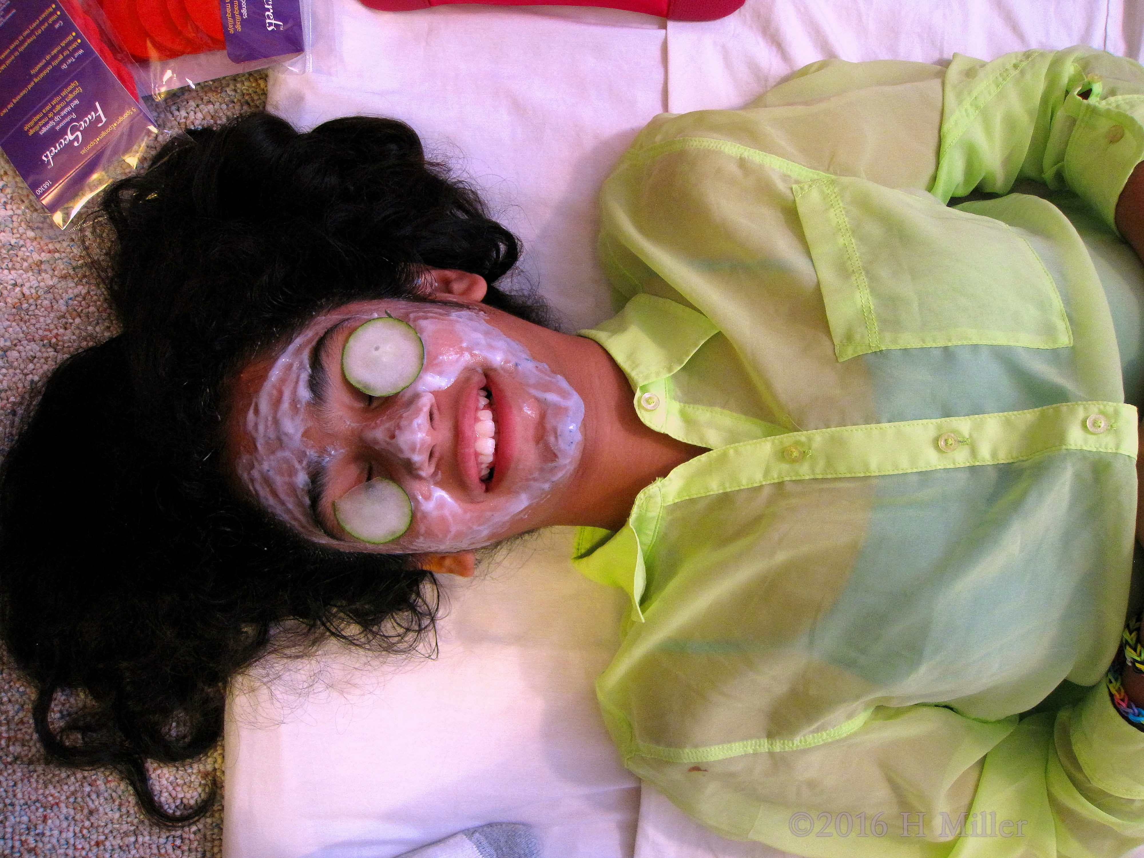 Relaxing In A Vanilla Face Mask Relaxing In A Vanilla Face Mask