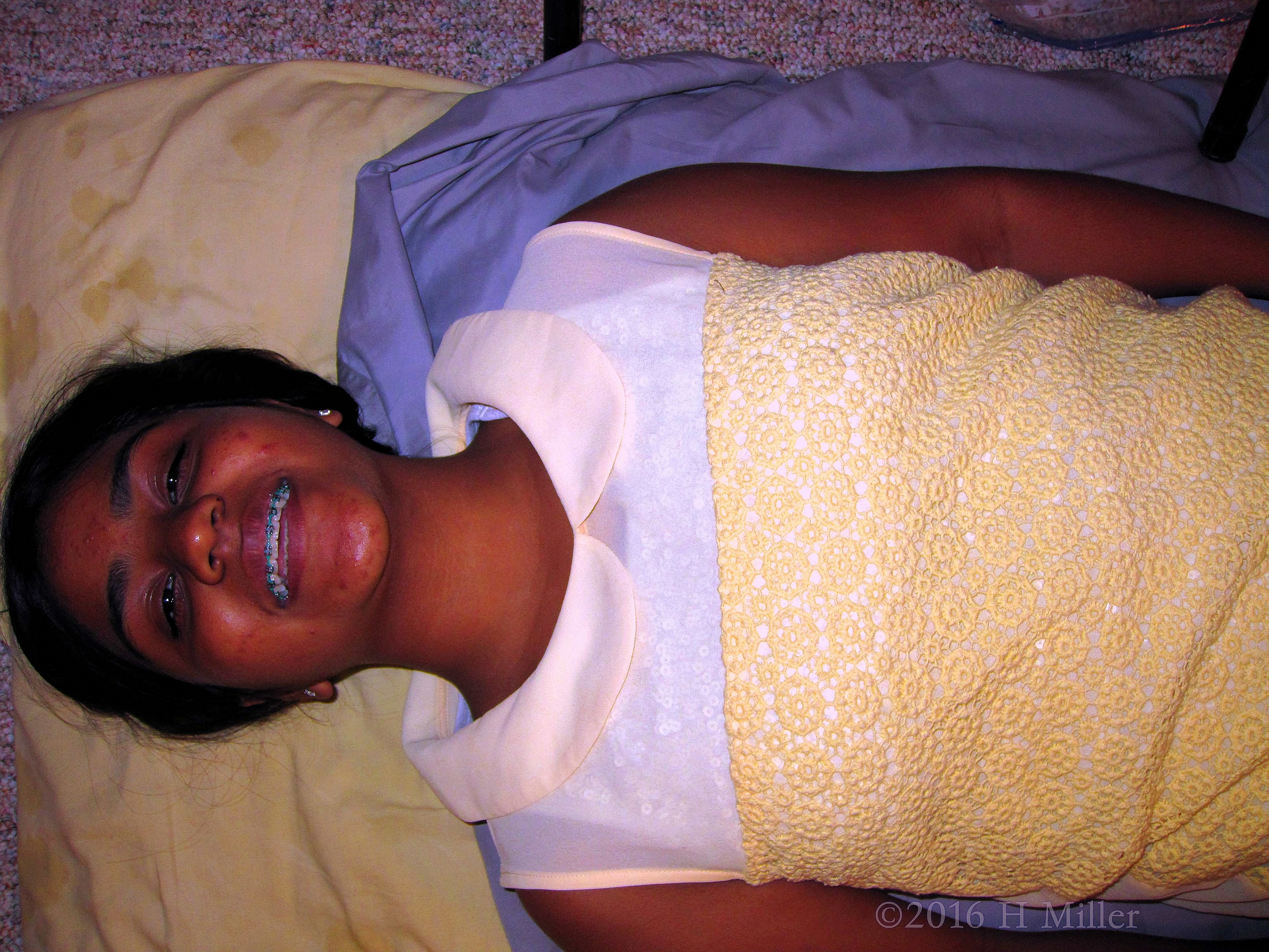 Smiling Before Facials And Massages Smiling Before Facials And Massages