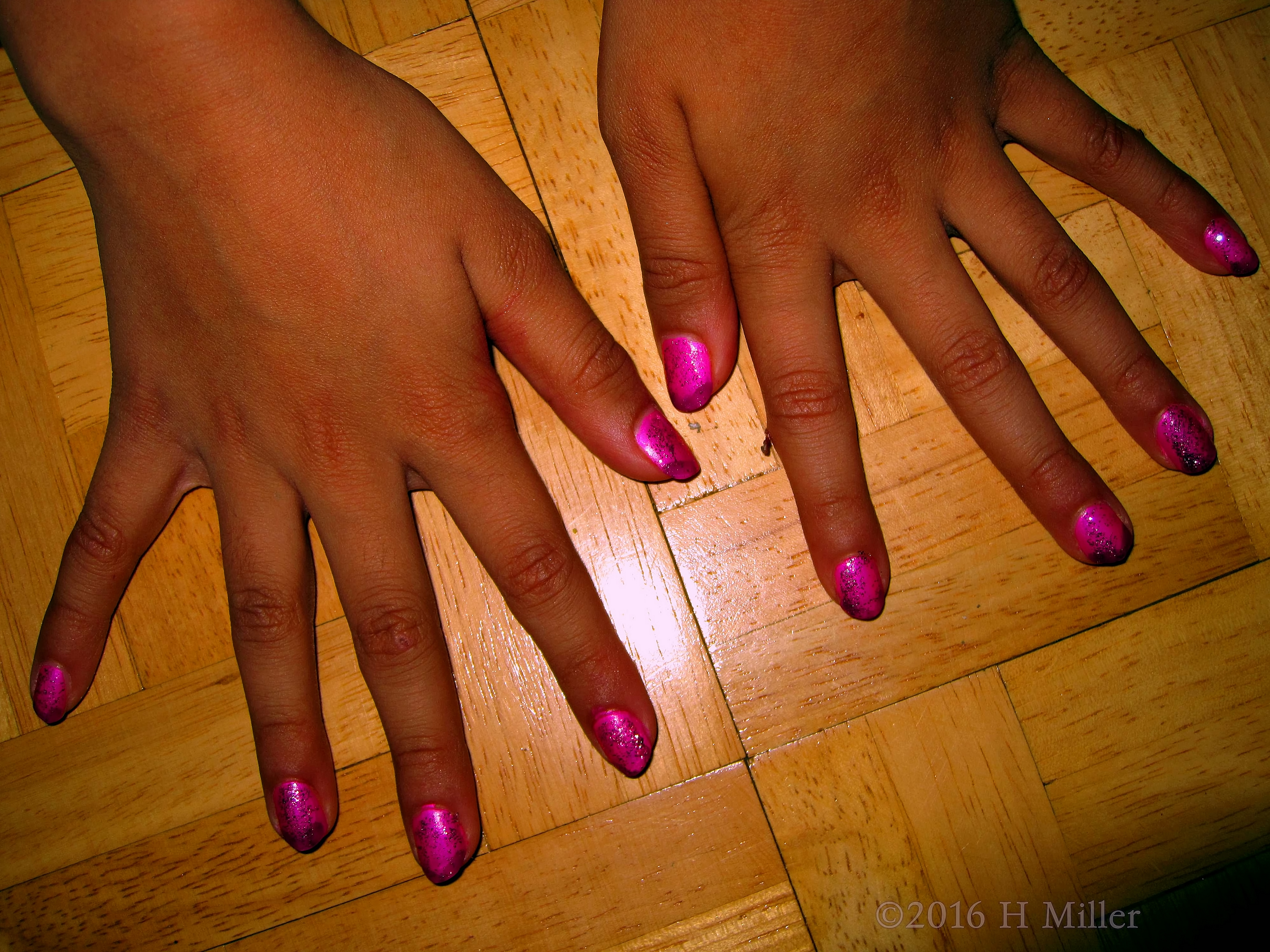 Awesome Pink Manicure 