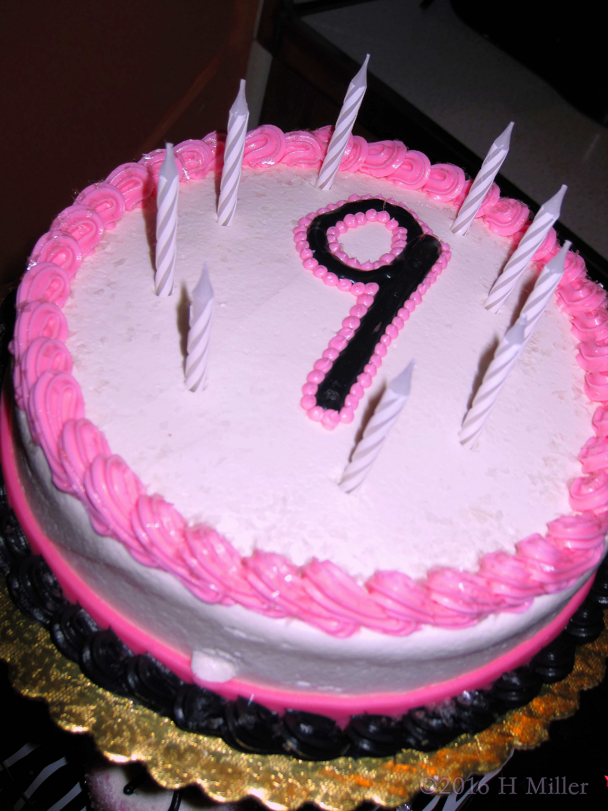 Ninth Spa Birthday Cake 