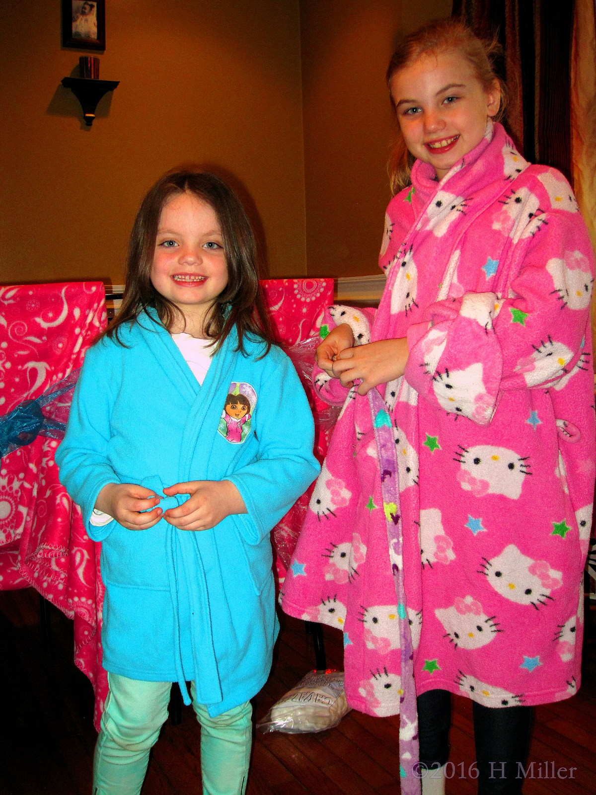 They Love Their Cute Spa Robes! 