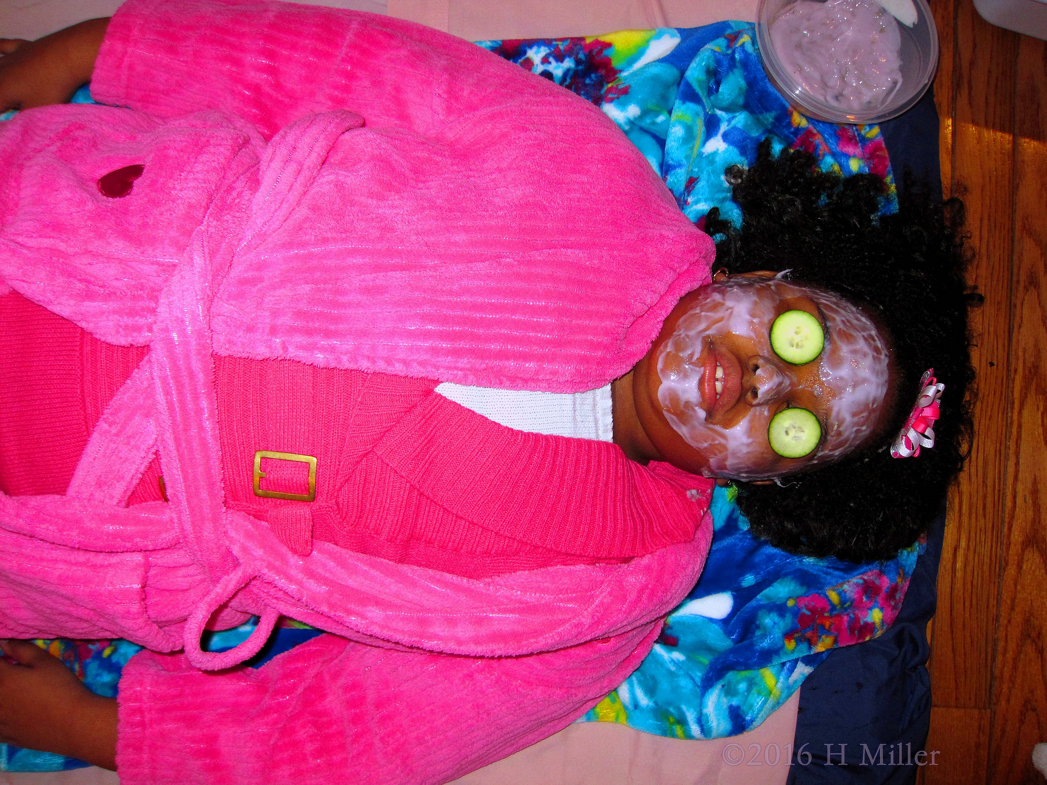 Relaxing During A Homemade Strawberry Facial Relaxing During A Homemade Strawberry Facial