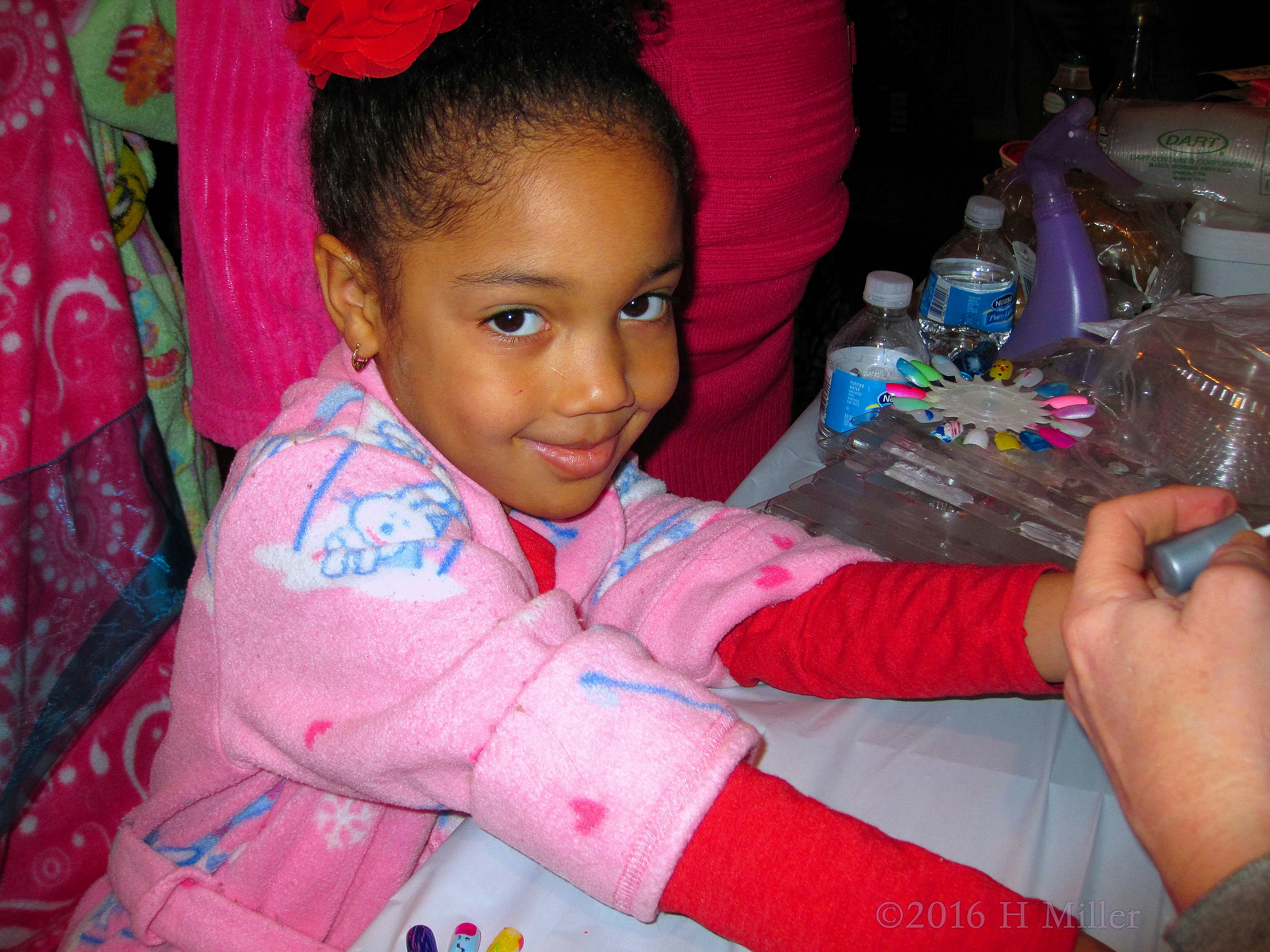 She's Excited For Her Girls Manicure She's Excited For Her Girls Manicure