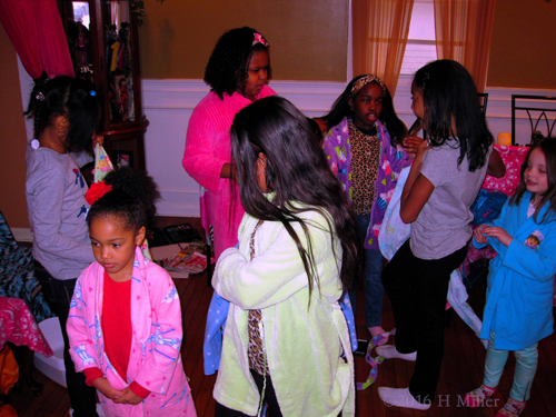 The Girls Get Their Spa Robes The Girls Get Their Spa Robes