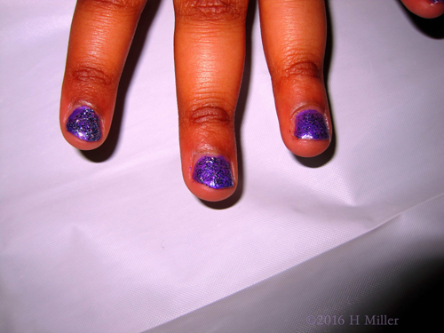 Cute Purple Mini Mani Cute Purple Mini Mani